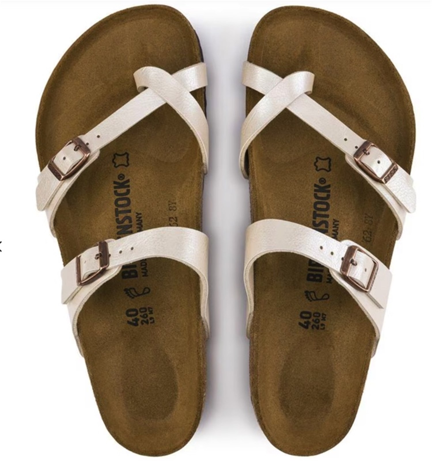 BIRKENSTOCK 071661 Bianco Scarpe Donna Sandali