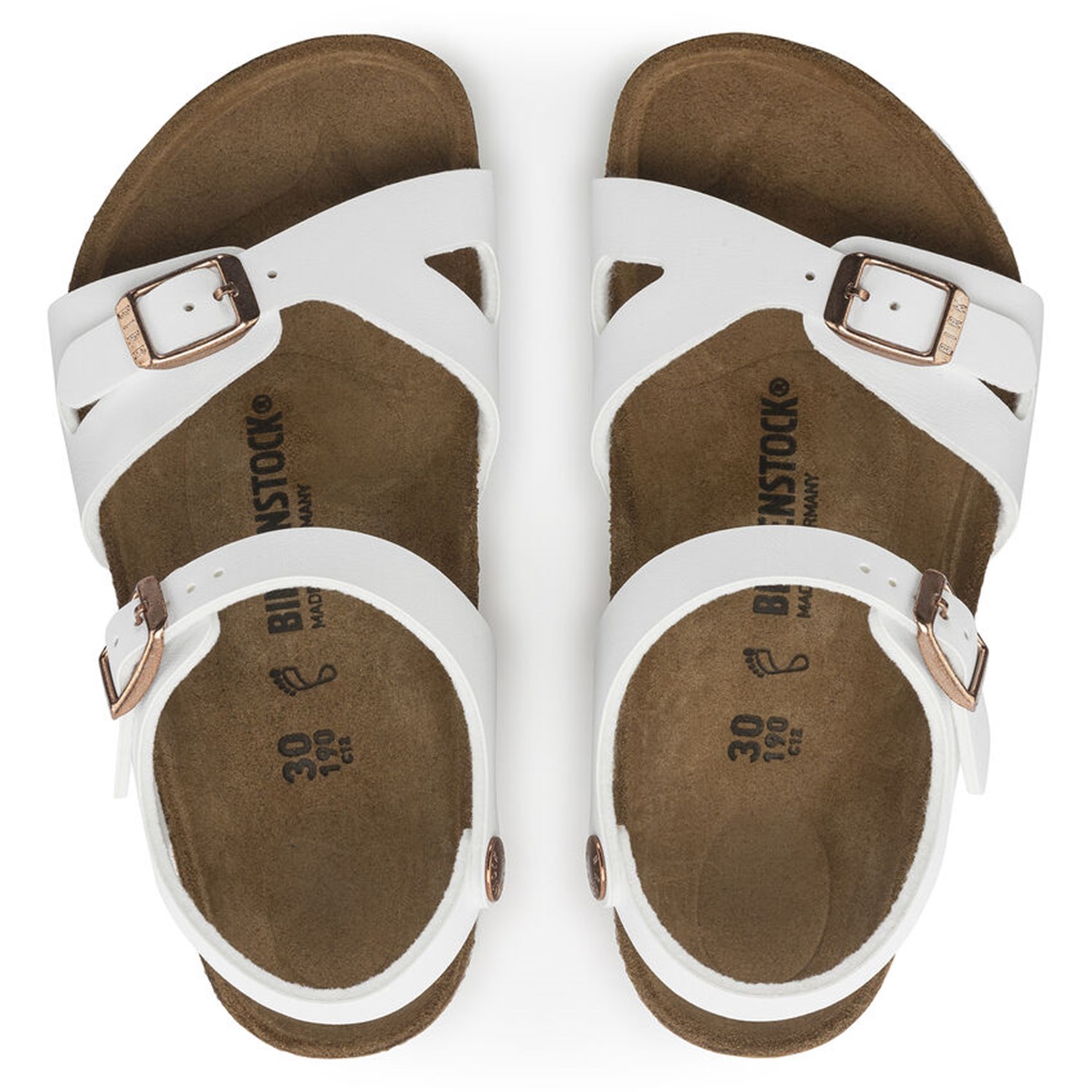 BIRKENSTOCK 1024374 Bianco Scarpe Bambina Sandali