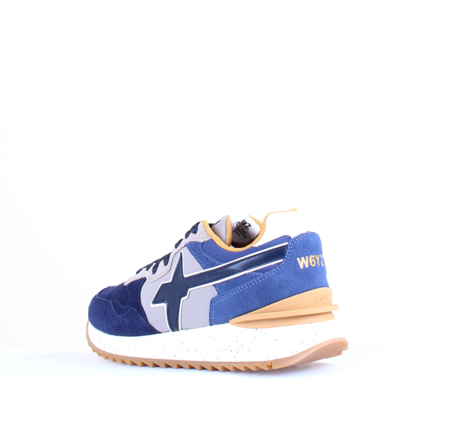 W6YZ 12015185432C04 Blu Scarpe Uomo Sneakers