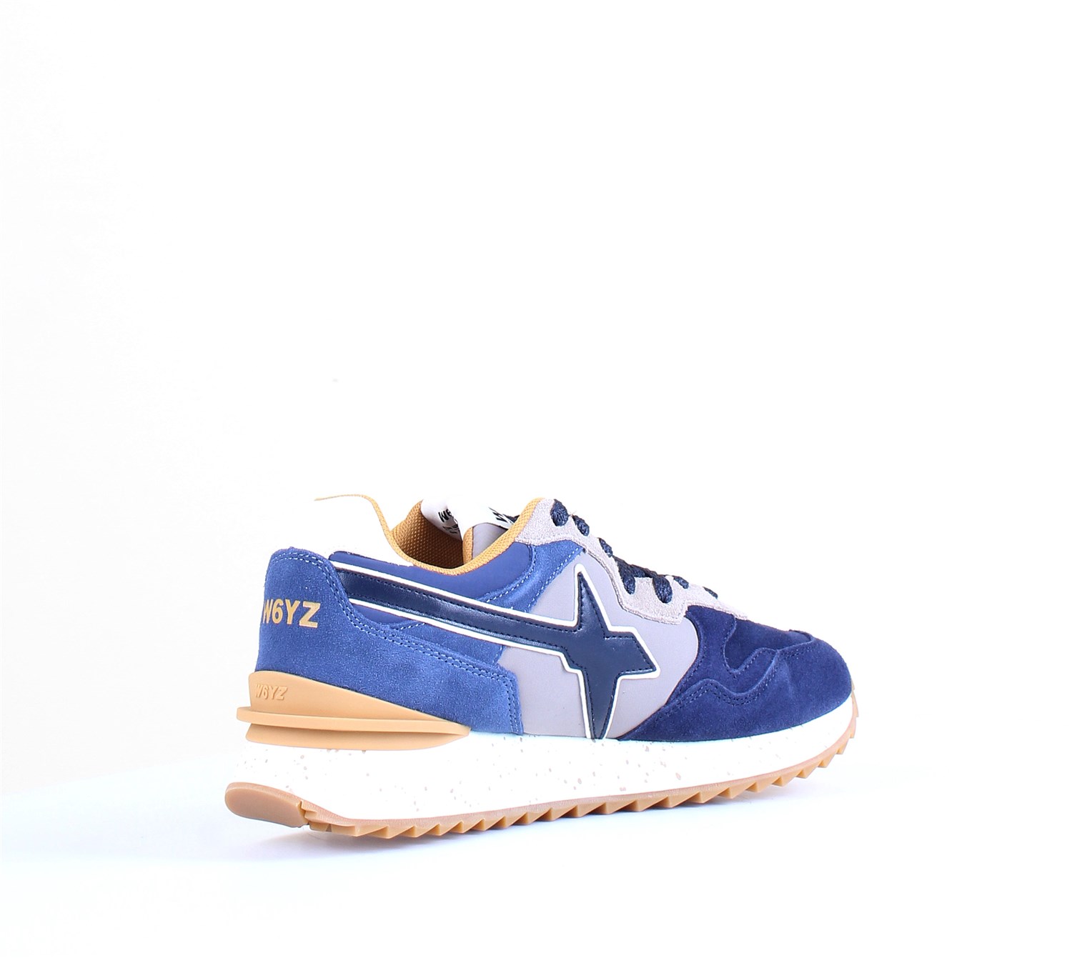 W6YZ 12015185432C04 Blu Scarpe Uomo Sneakers