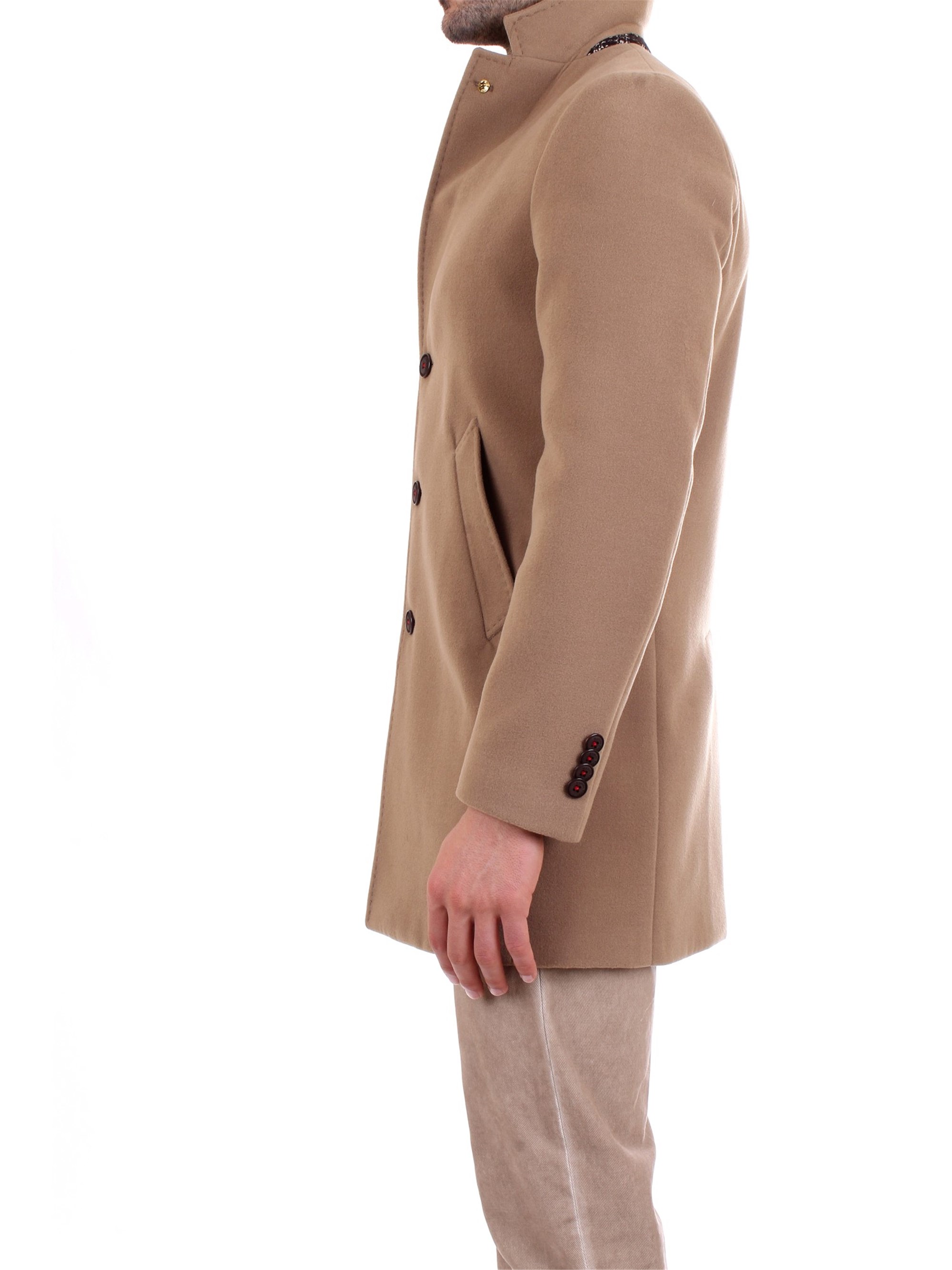 MANUEL RITZ 3332C4448 223574 Beige Abbigliamento Uomo Cappotto