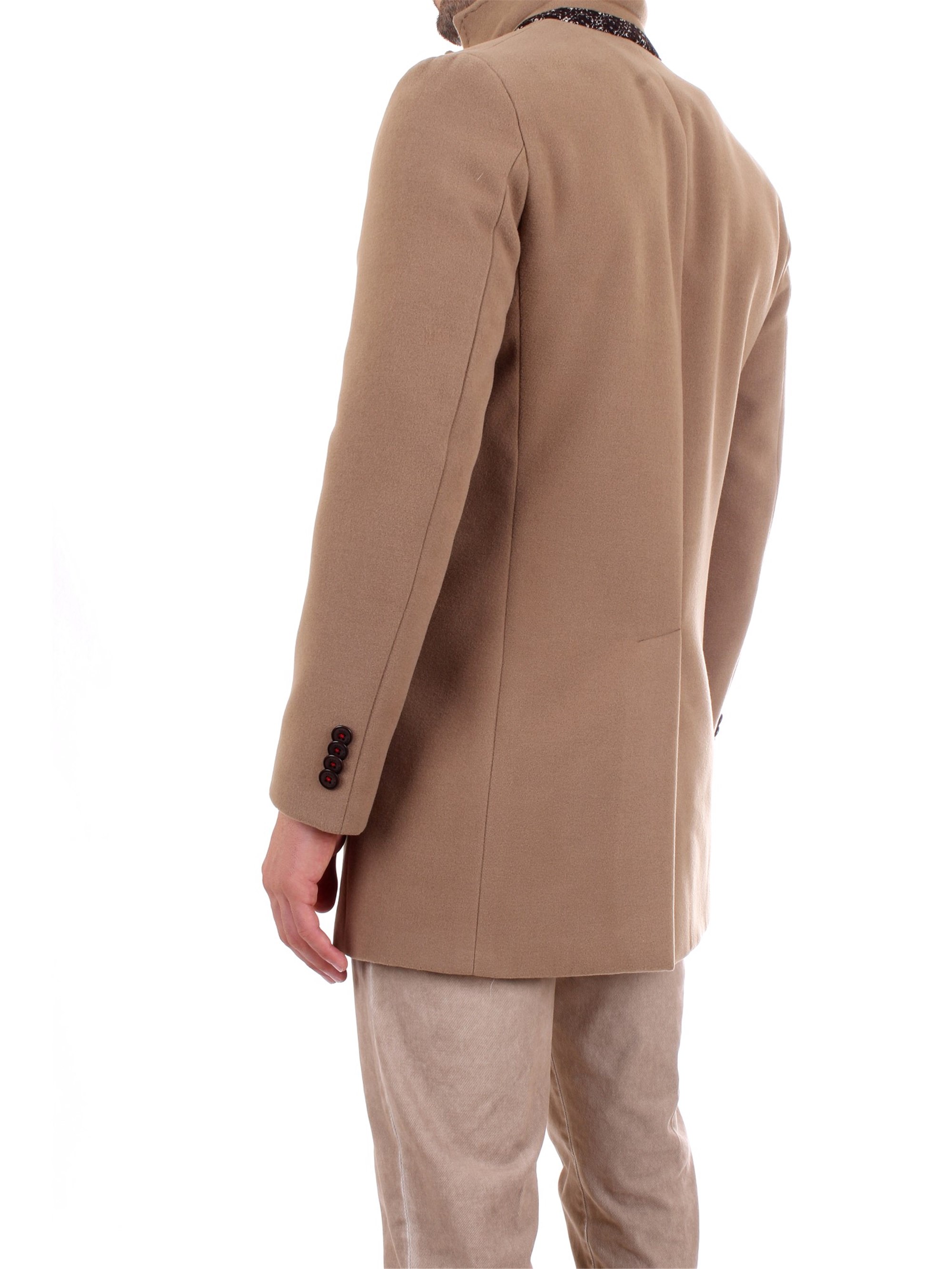 MANUEL RITZ 3332C4448 223574 Beige Abbigliamento Uomo Cappotto