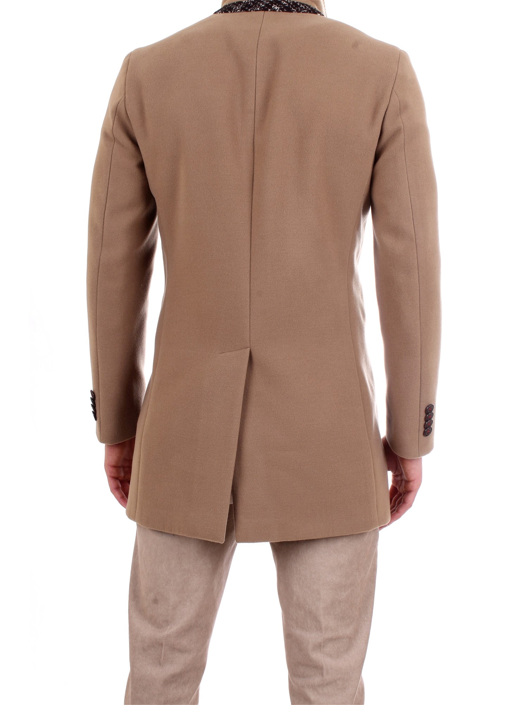 MANUEL RITZ 3332C4448 223574 Beige Abbigliamento Uomo Cappotto