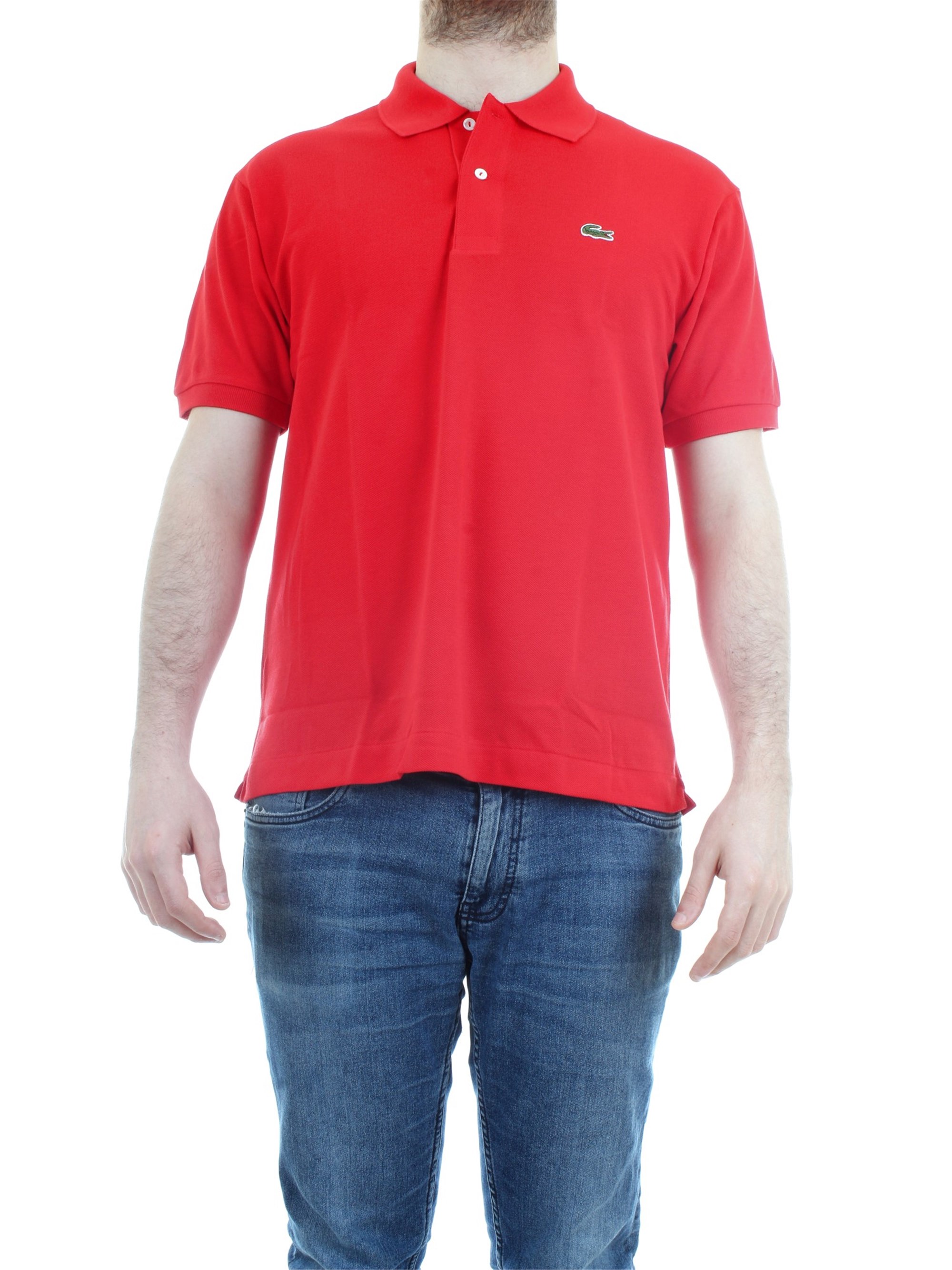Lacoste L.12.12 Rosso Abbigliamento Uomo Polo