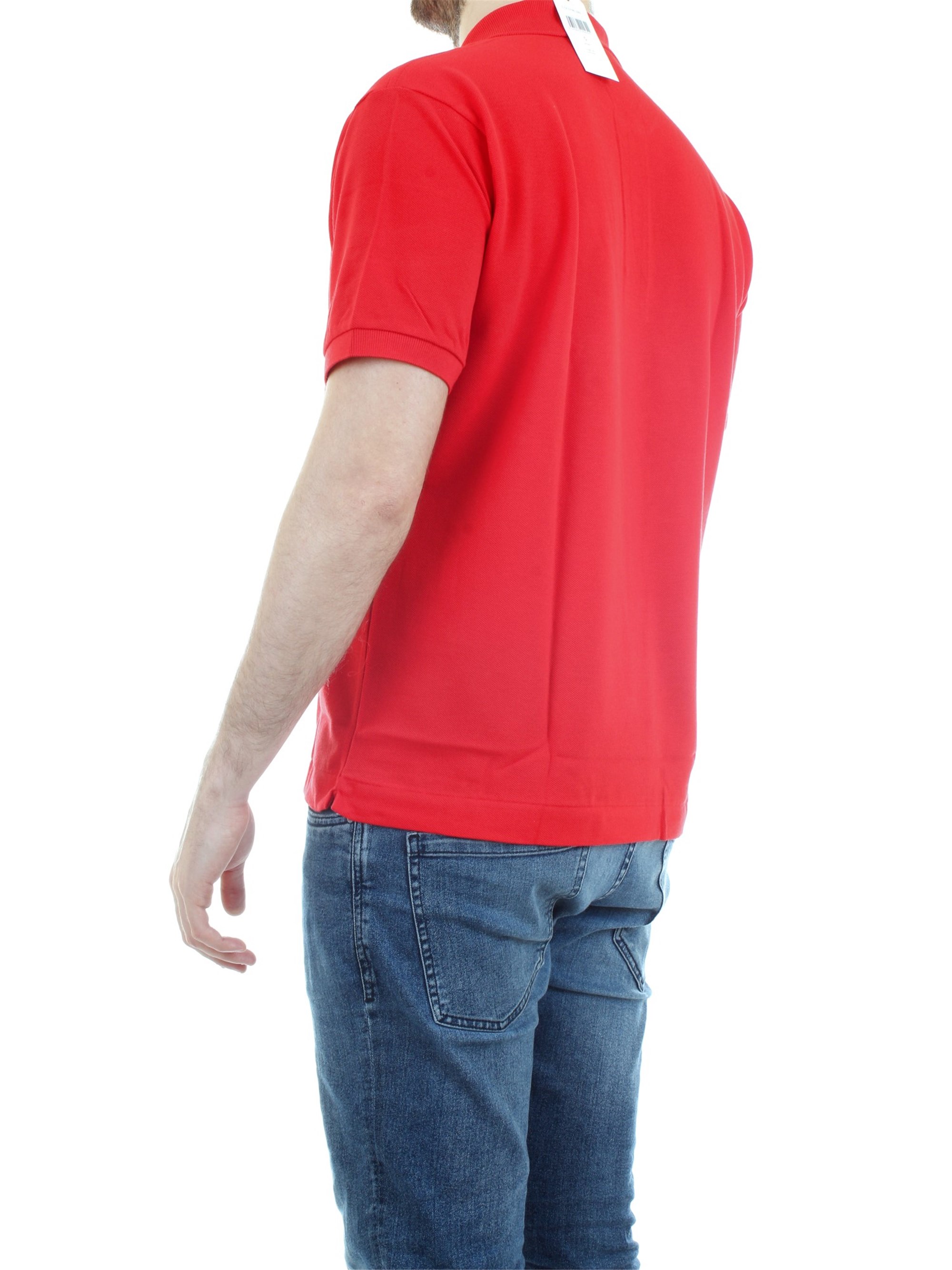 Lacoste L.12.12 Rosso Abbigliamento Uomo Polo