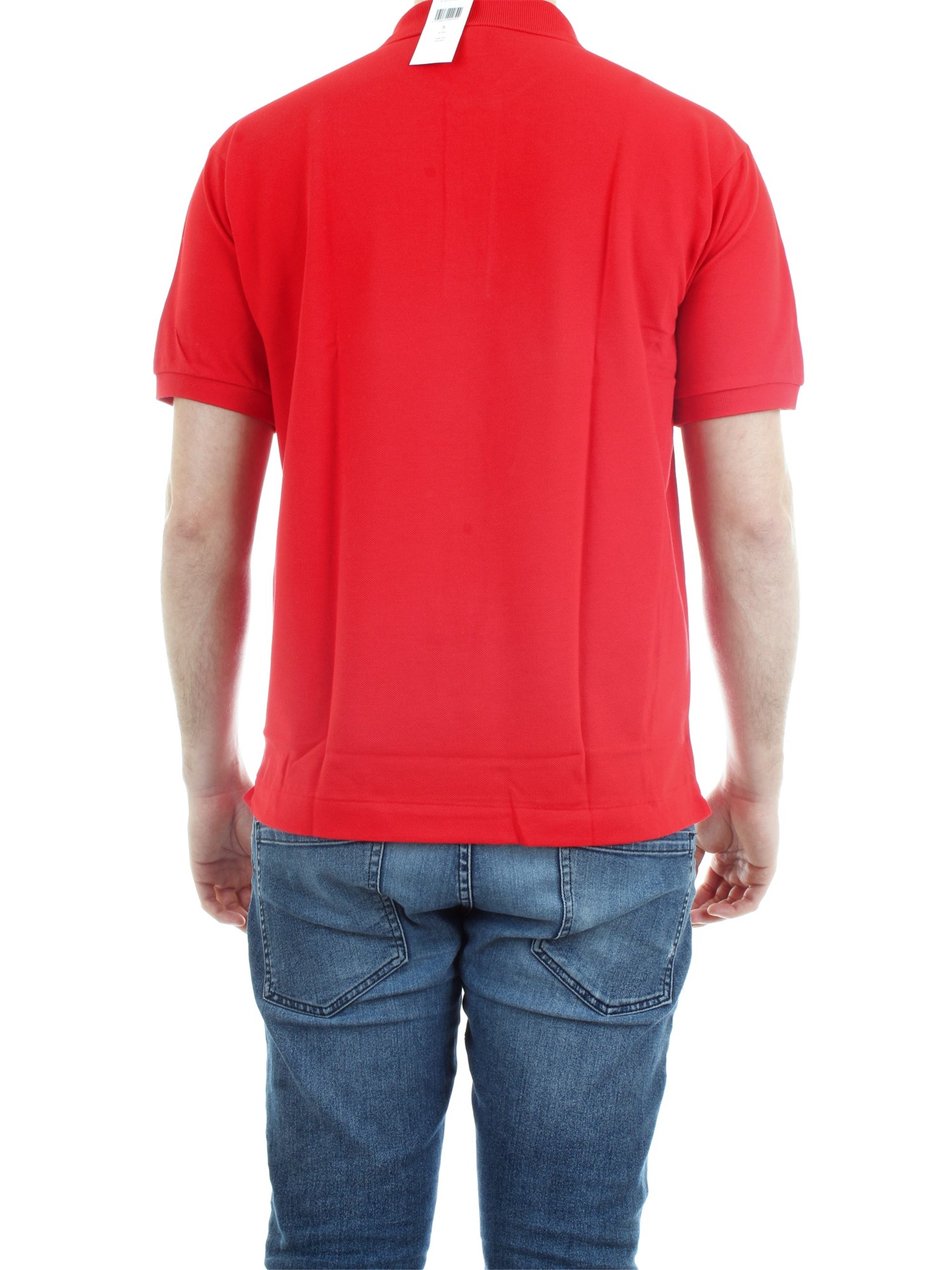 Lacoste L.12.12 Rosso Abbigliamento Uomo Polo
