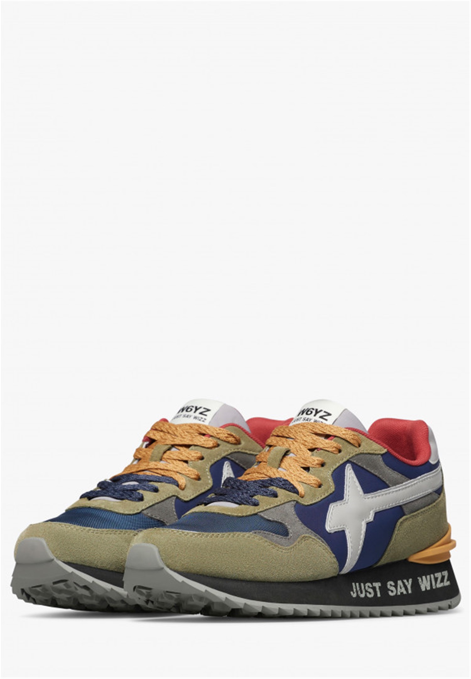 W6YZ 2015185111F91 Blu Scarpe Uomo Sneakers