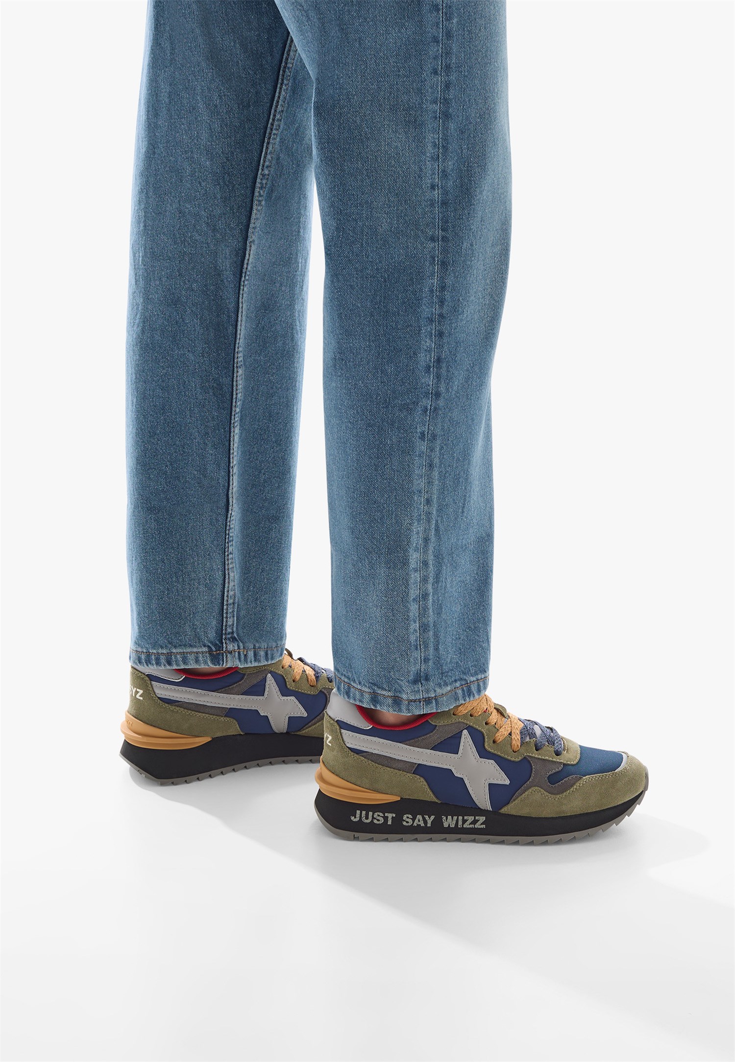 W6YZ 2015185111F91 Blu Scarpe Uomo Sneakers