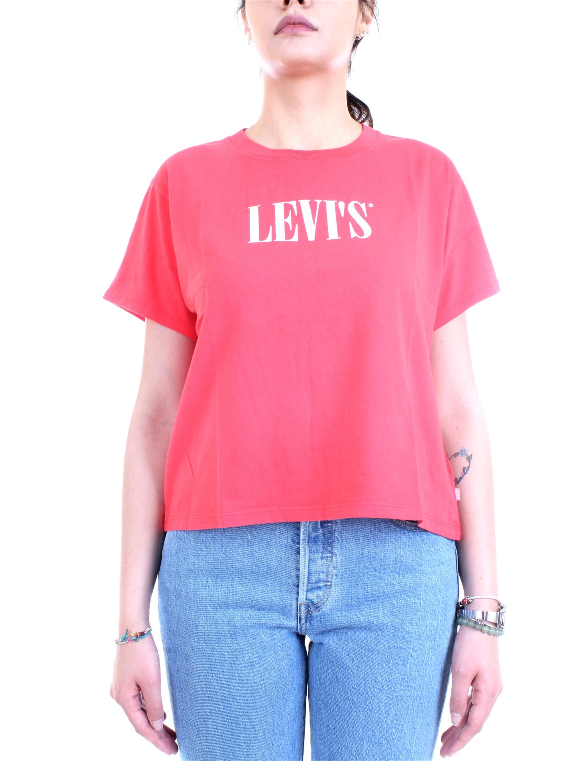 LEVI'S 69973 0070 Rosso Abbigliamento Donna T-Shirt