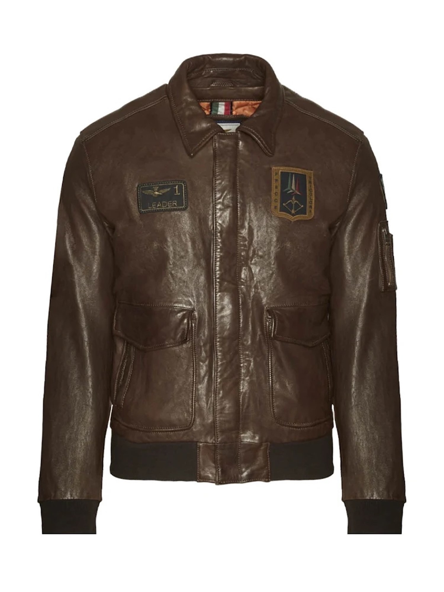 AERONAUTICA MILITARE 222PN895PL145 Marrone Abbigliamento Uomo Giacca