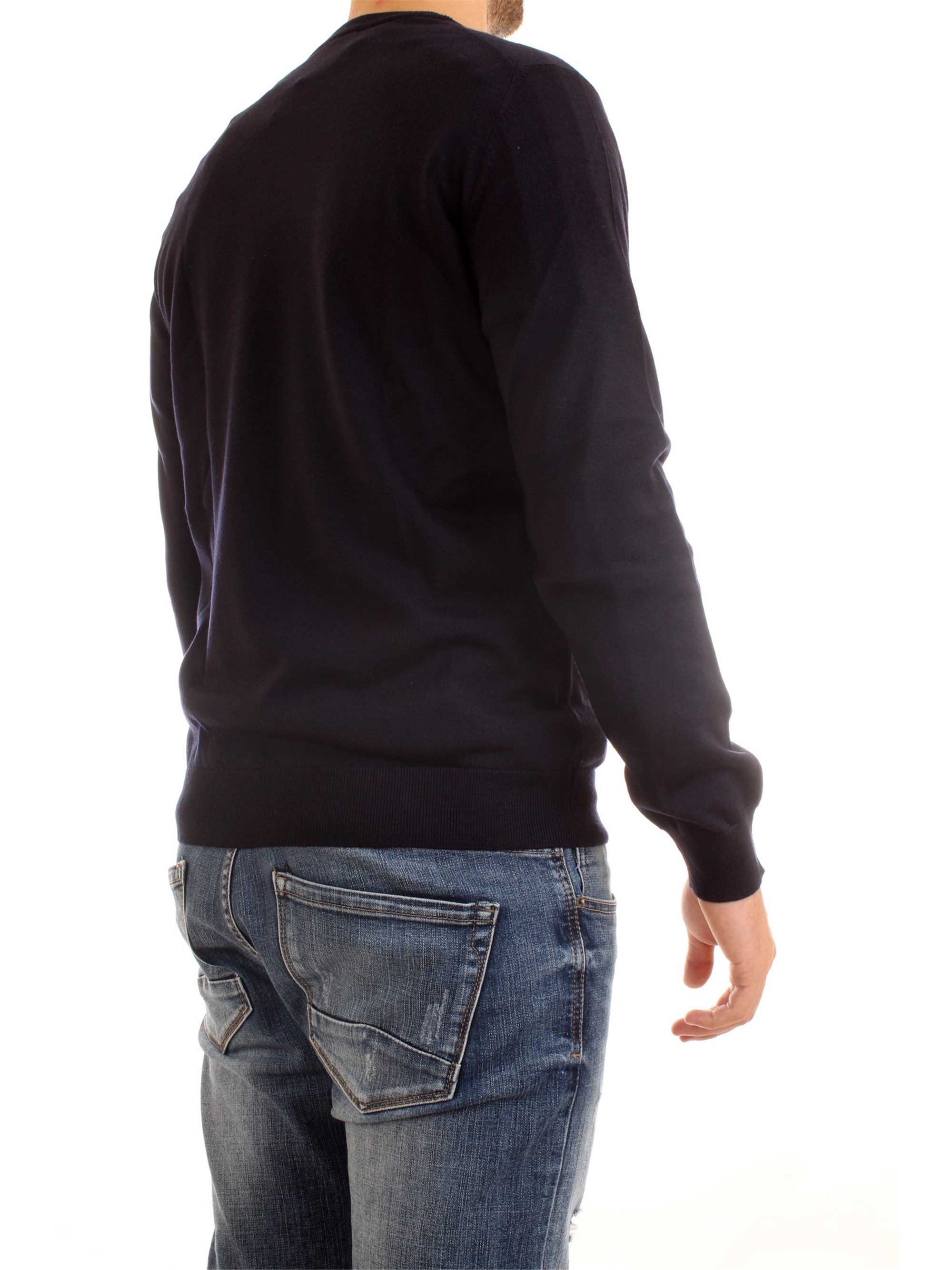 Lacoste AH1969 00 Blu Abbigliamento Uomo Maglioni