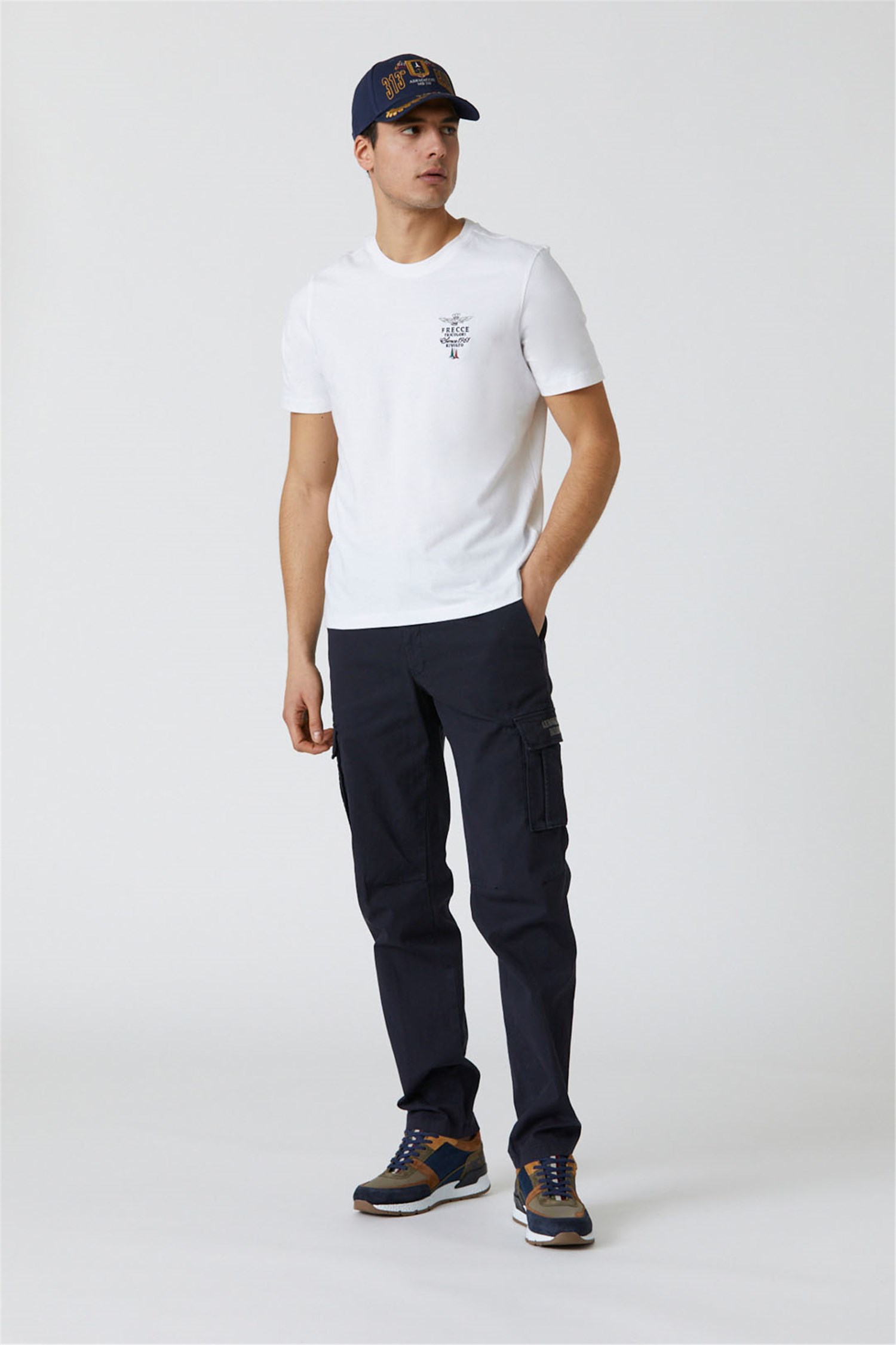 AERONAUTICA MILITARE 231PA1329CT2443 Blu Abbigliamento Uomo Pantaloni