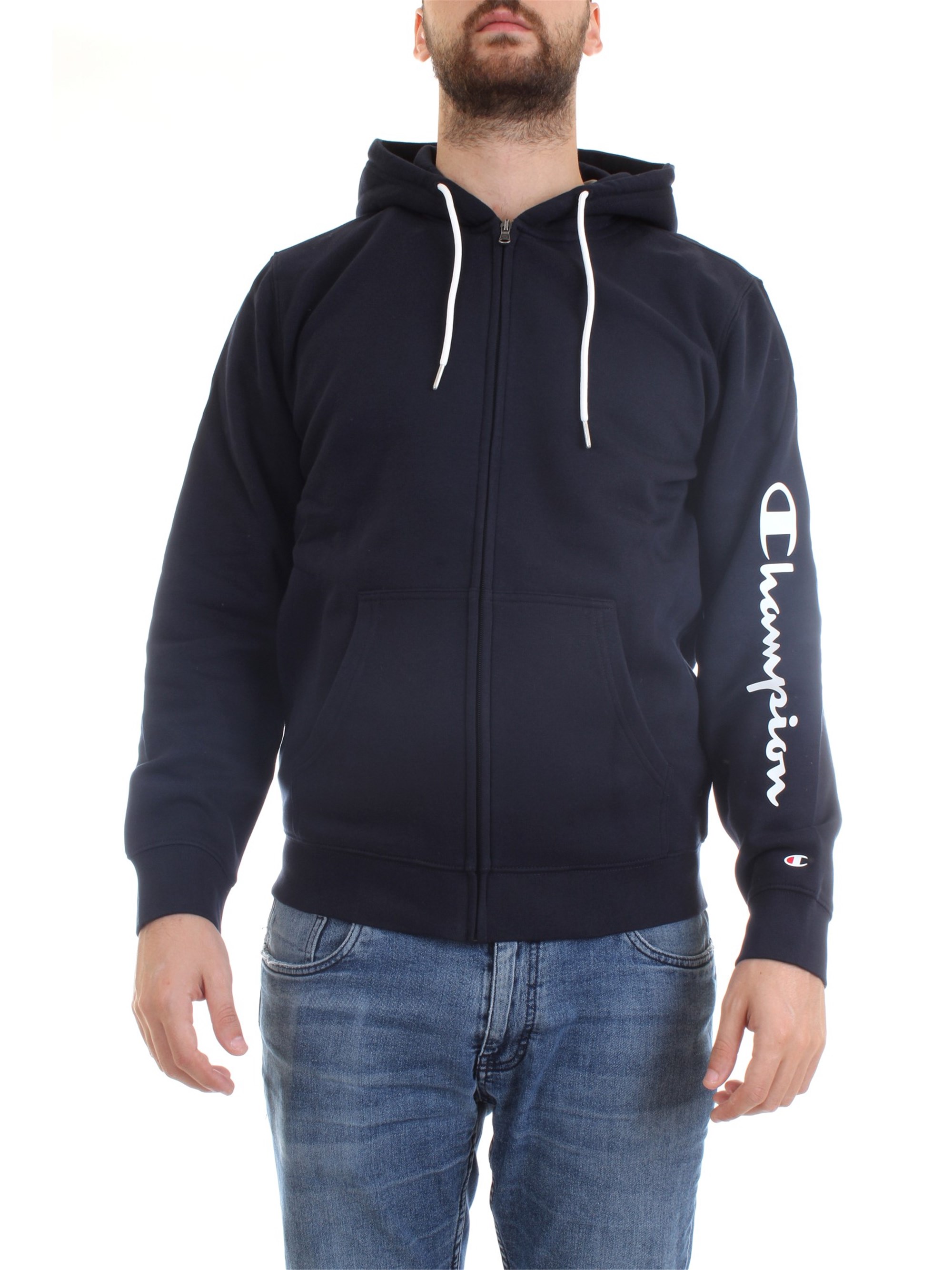 CHAMPION 214745 Blu Abbigliamento Uomo Felpa