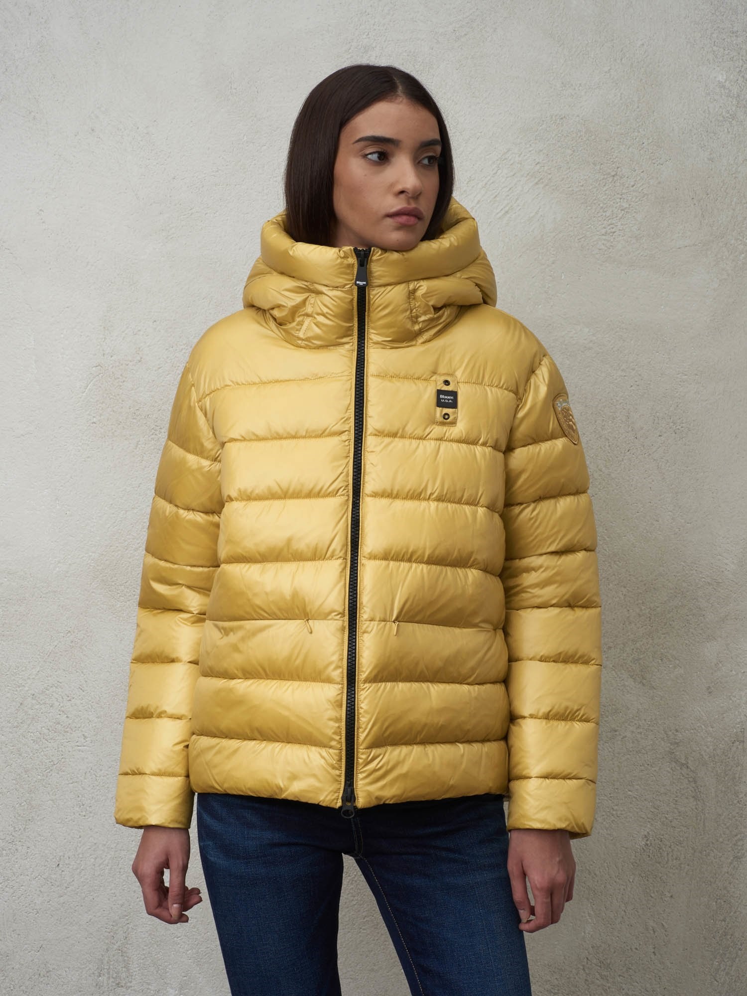 Blauer 23WBLD02127 005050 Giallo Abbigliamento Donna Piumino