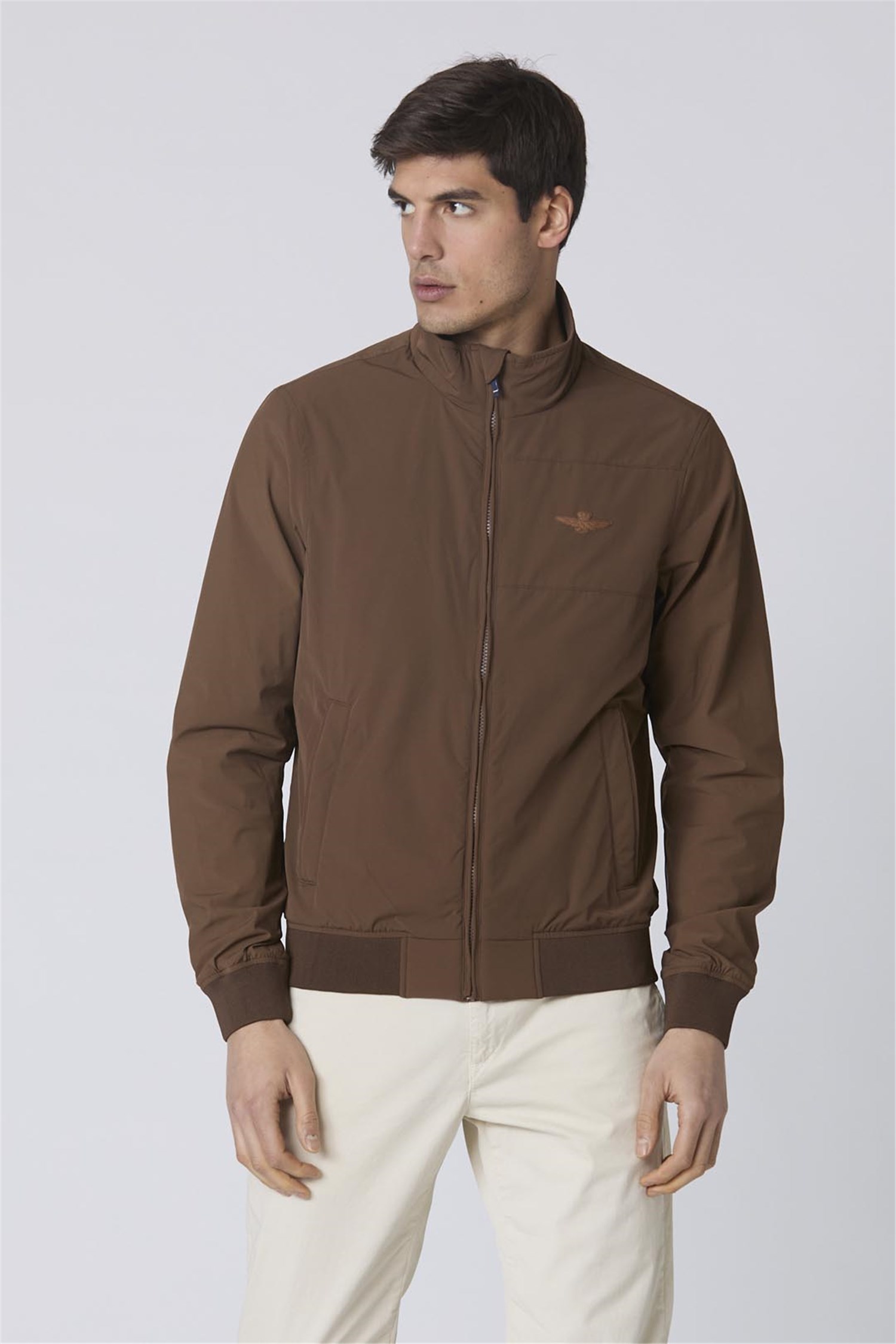 AERONAUTICA MILITARE 241AB2146CT3264 Marrone Abbigliamento Uomo Giacca