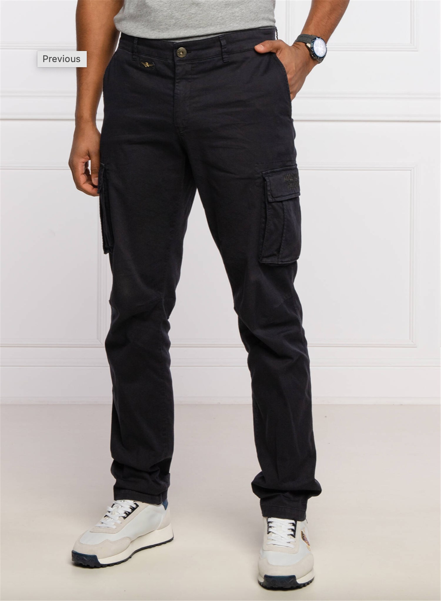 AERONAUTICA MILITARE 241PA1329CT3300 Blu Abbigliamento Uomo Pantaloni
