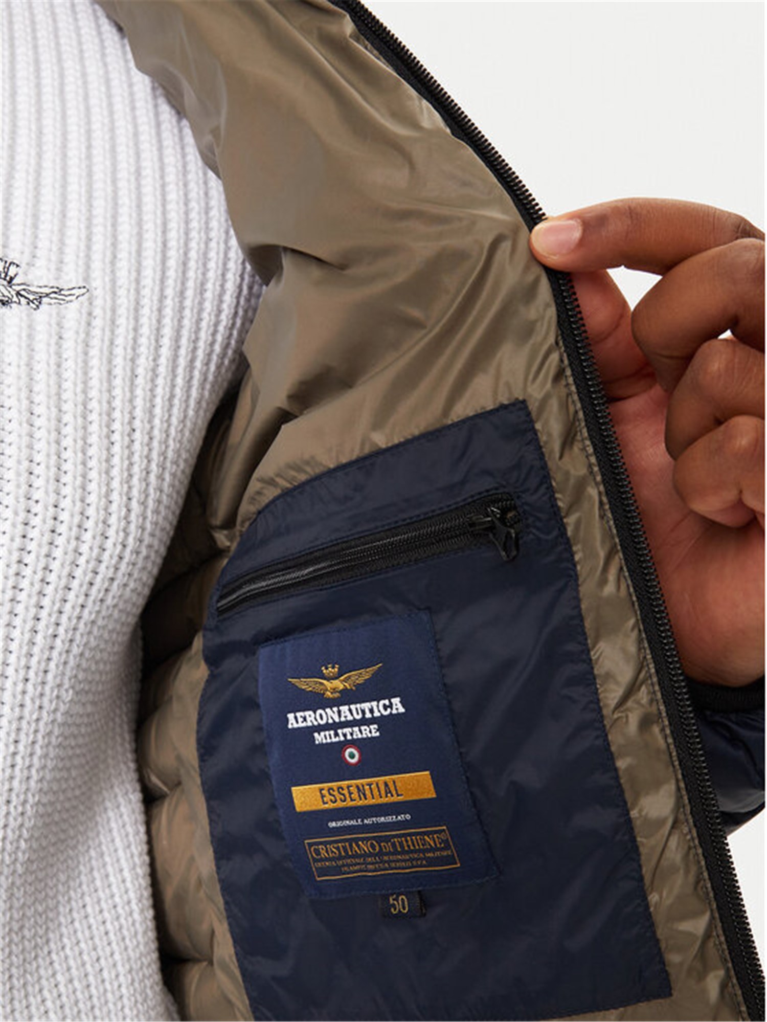 AERONAUTICA MILITARE 242AB2170CT3246 Blu navy Abbigliamento Uomo Giacca