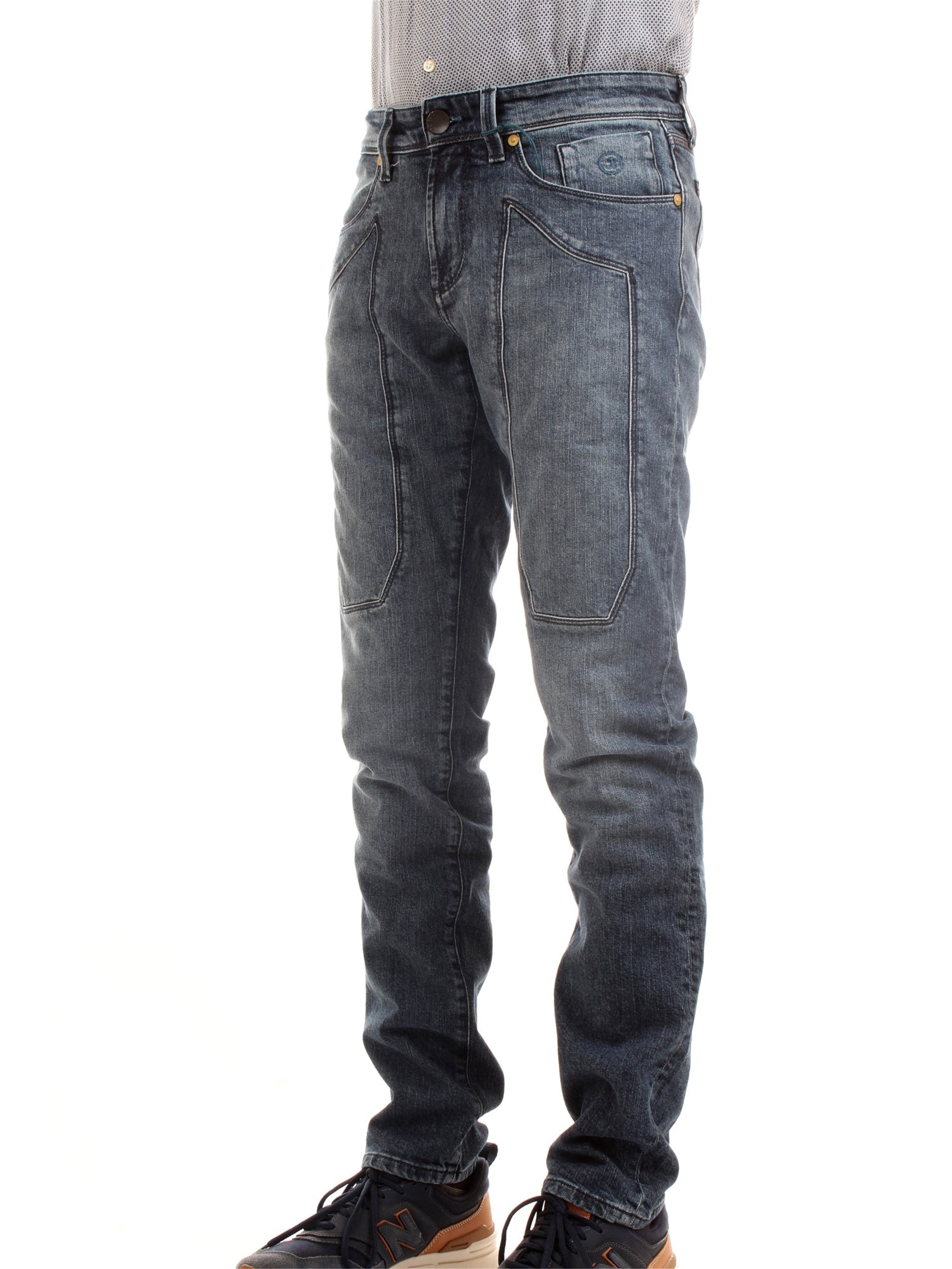 JECKERSON JKUPA077BR962D772 D040184 Blu Abbigliamento Uomo Jeans