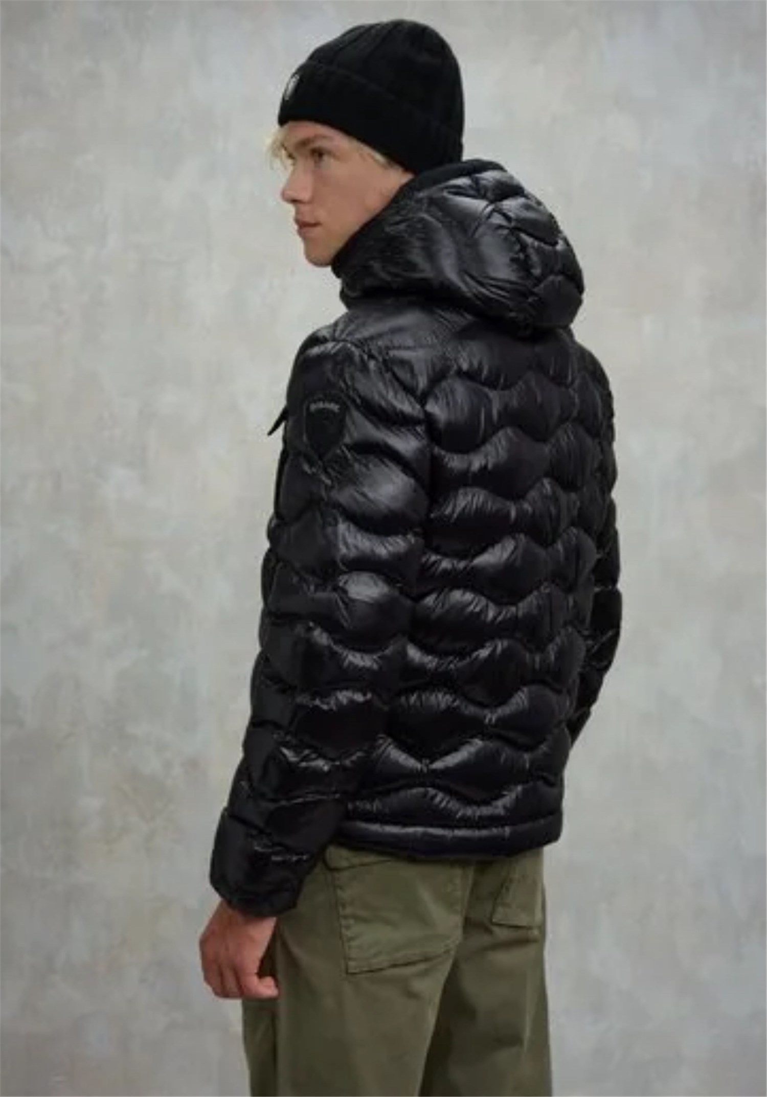 Blauer 25WBLUC02080 005958 Nero Abbigliamento Uomo Piumino