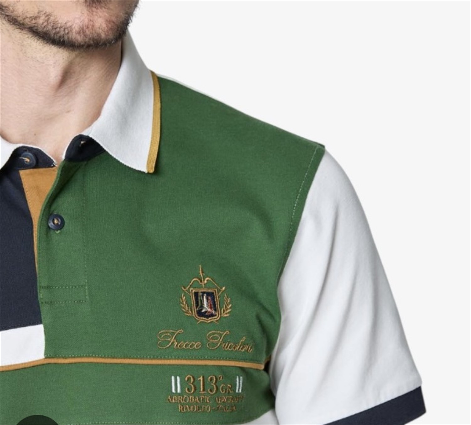 AERONAUTICA MILITARE 251PO1867P173 Verde Abbigliamento Uomo Polo