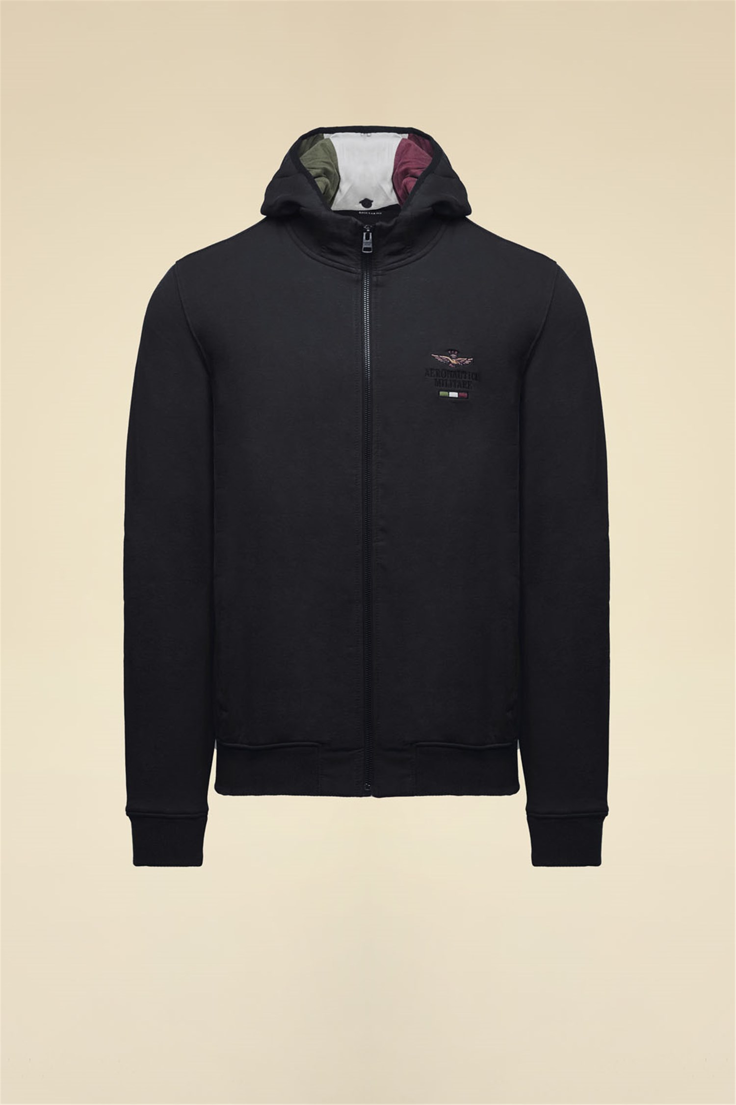 AERONAUTICA MILITARE 252FE2078UF00662 Nero Abbigliamento Uomo Felpa