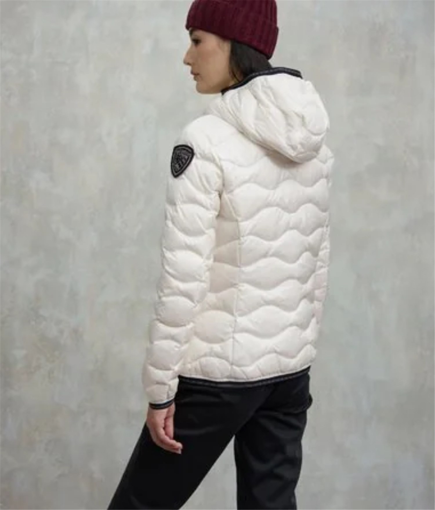 Blauer 25WBLDC03095-006047 Bianco Abbigliamento Donna Piumino