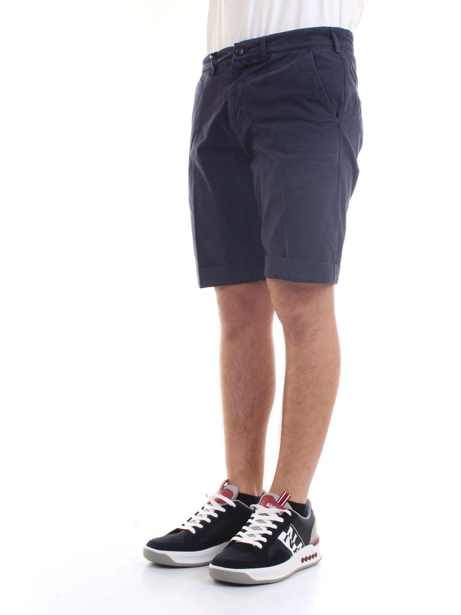 40 Weft SERGENTBE 6011 Blu Abbigliamento Uomo Bermuda