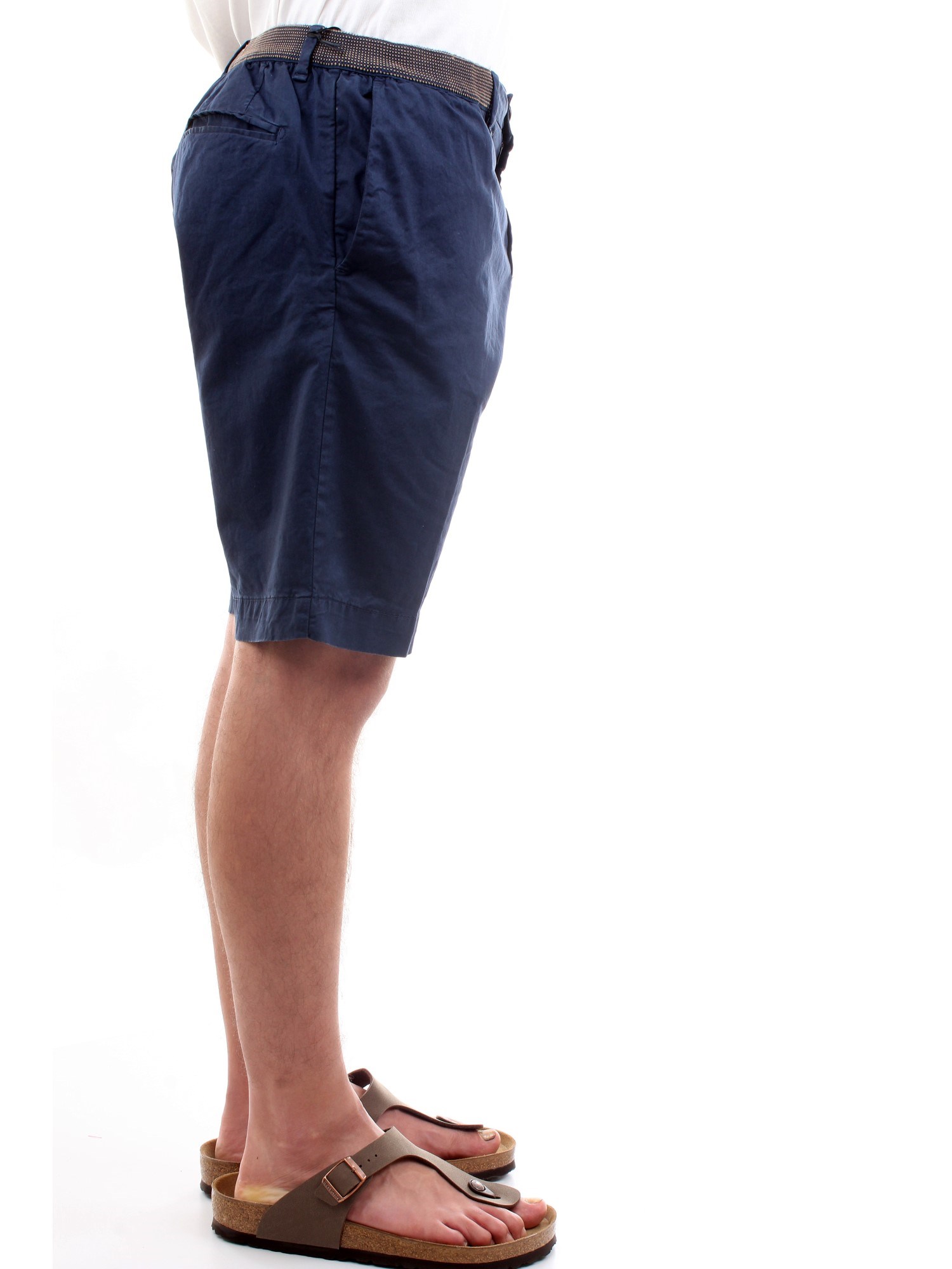 HISTORY LAB 21PL5183 Blu Abbigliamento Uomo Bermuda