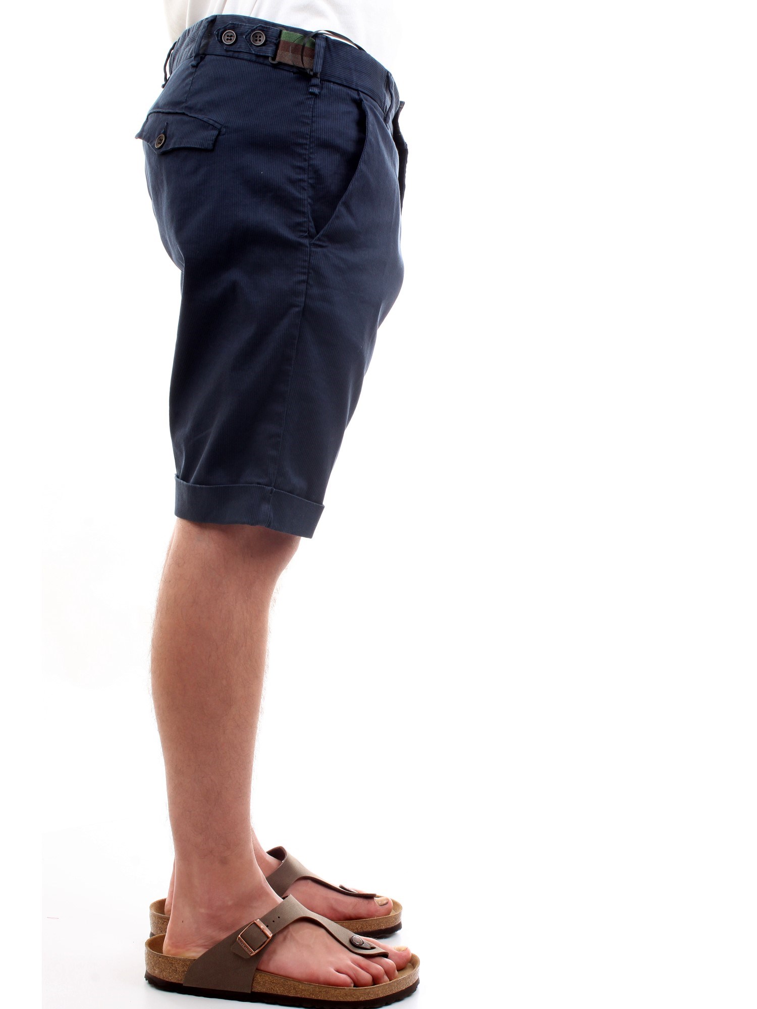 HISTORY LAB 21P716 Blu Abbigliamento Uomo Bermuda