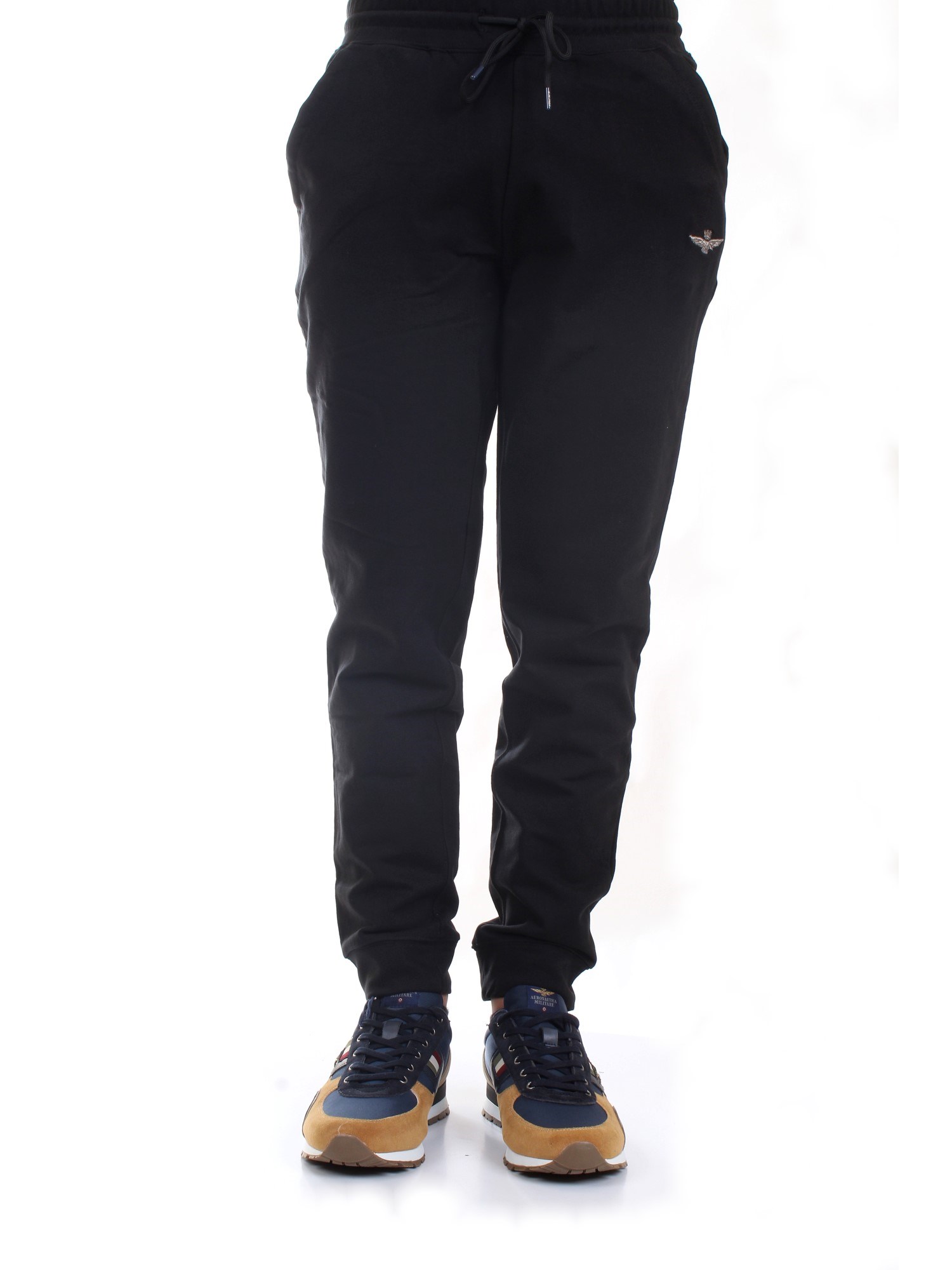 AERONAUTICA MILITARE 212PF819F439 Nero Abbigliamento Uomo Pantaloni