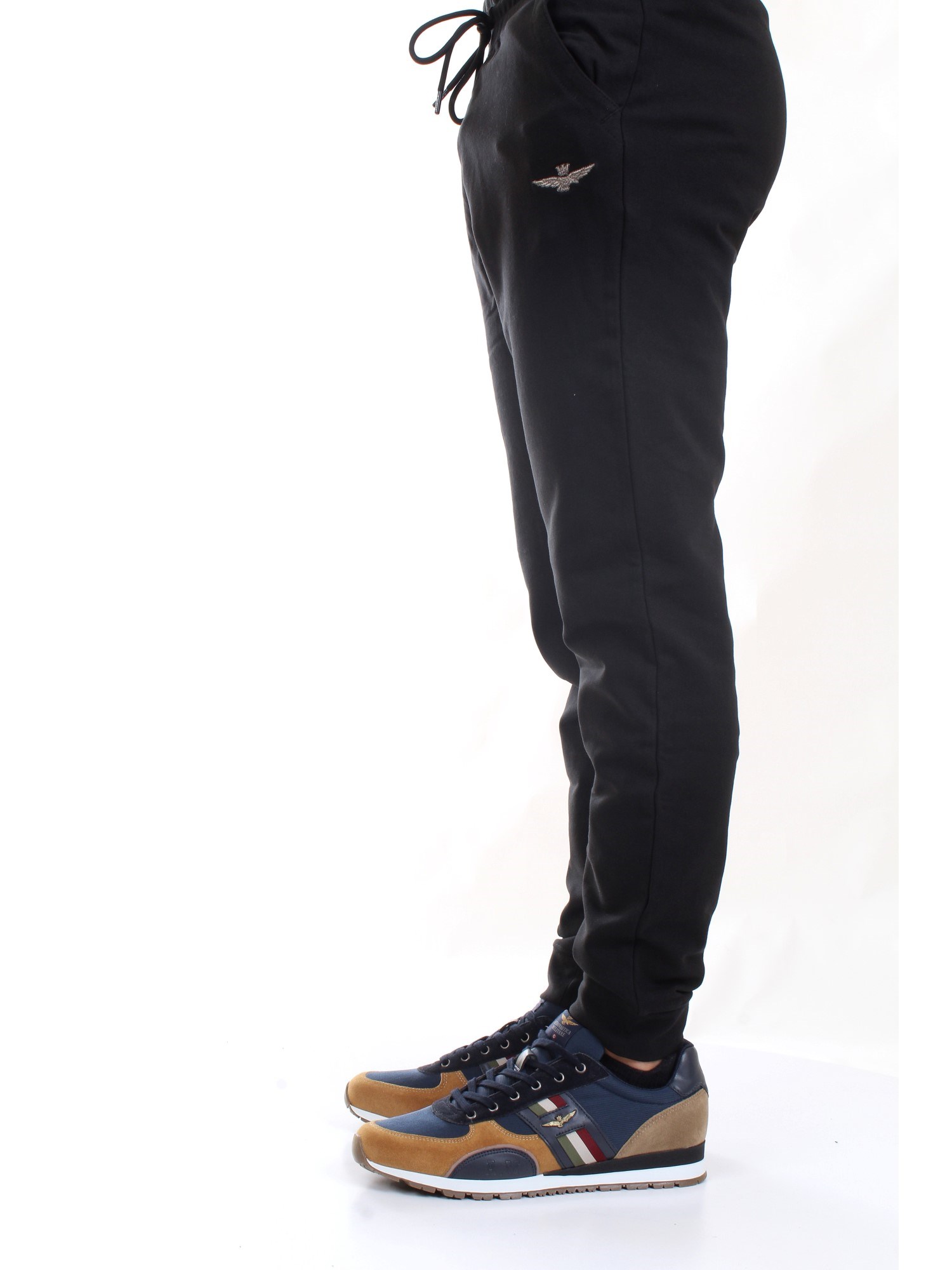AERONAUTICA MILITARE 212PF819F439 Nero Abbigliamento Uomo Pantaloni