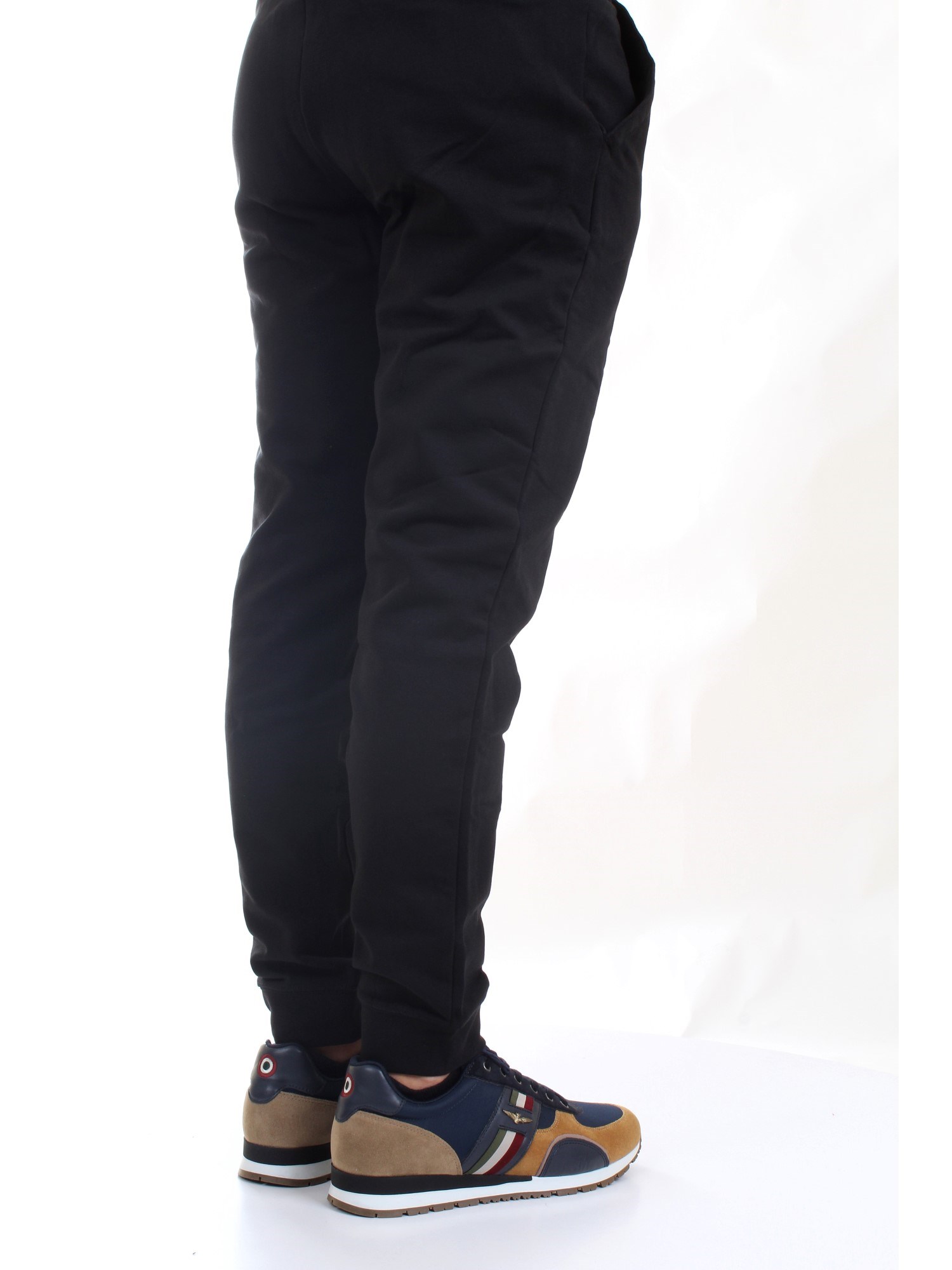 AERONAUTICA MILITARE 212PF819F439 Nero Abbigliamento Uomo Pantaloni