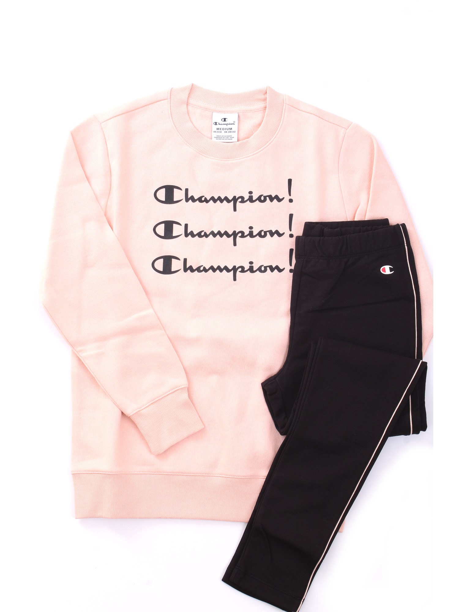 CHAMPION 404251 Rosa Abbigliamento Bambina Tute da ginnastica
