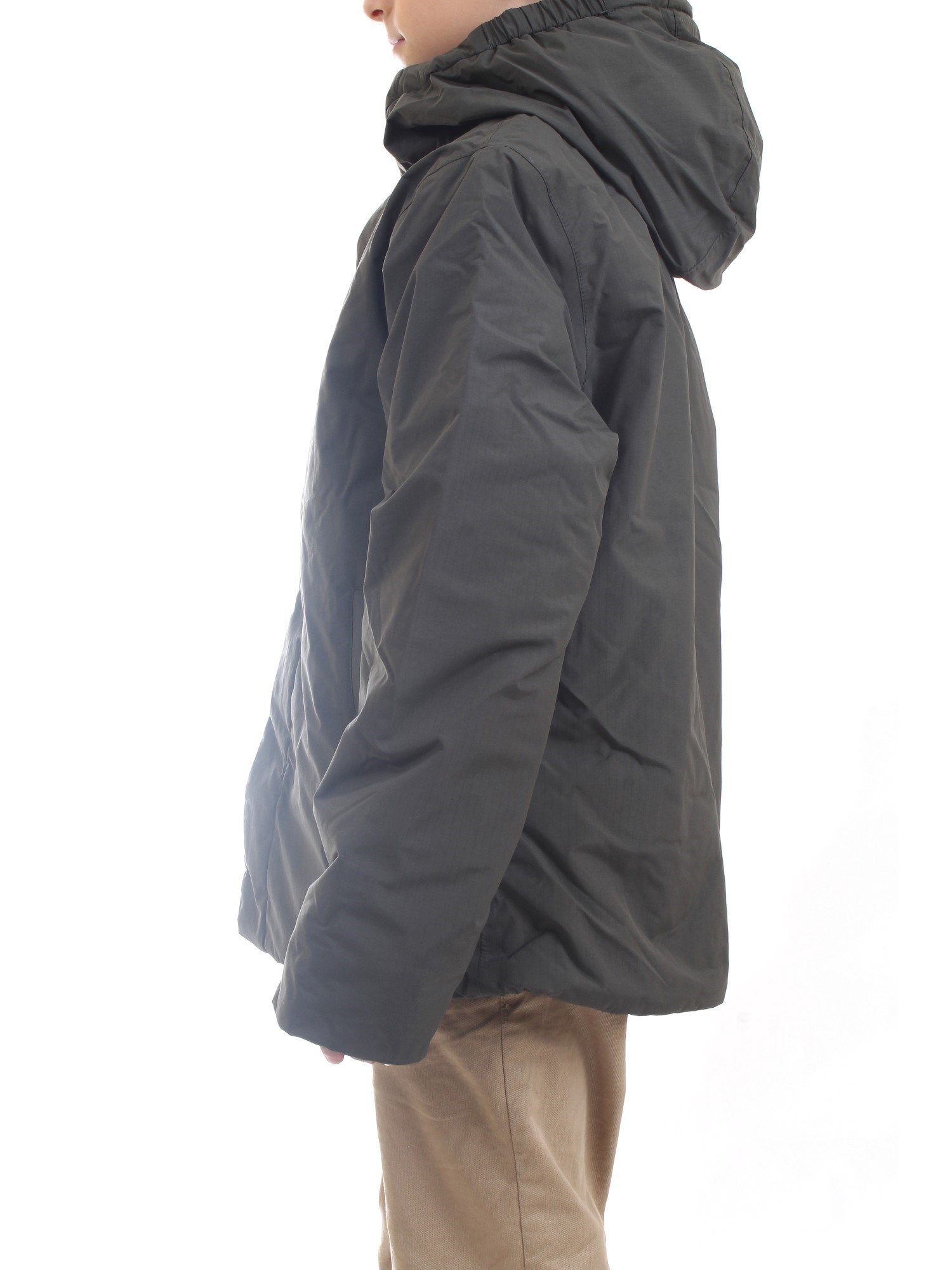 K-WAY K1119KW A3W Verde Militare Abbigliamento Bambino Piumino