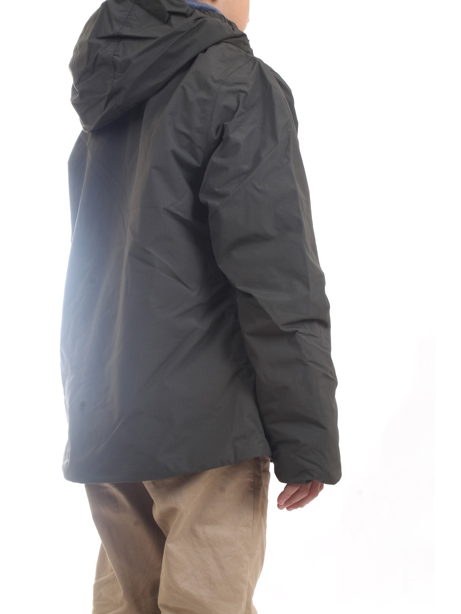 K-WAY K1119KW A3W Verde Militare Abbigliamento Bambino Piumino