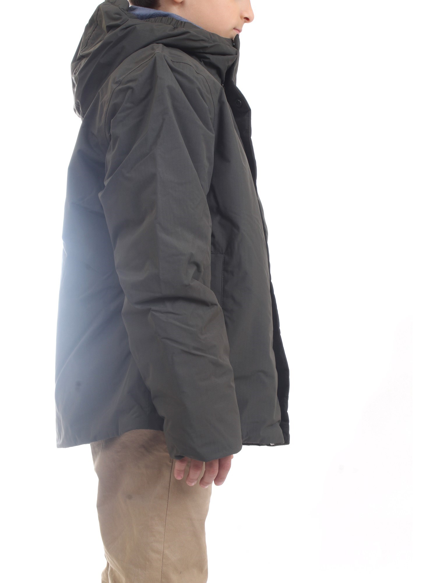 K-WAY K1119KW A3W Verde Militare Abbigliamento Bambino Piumino