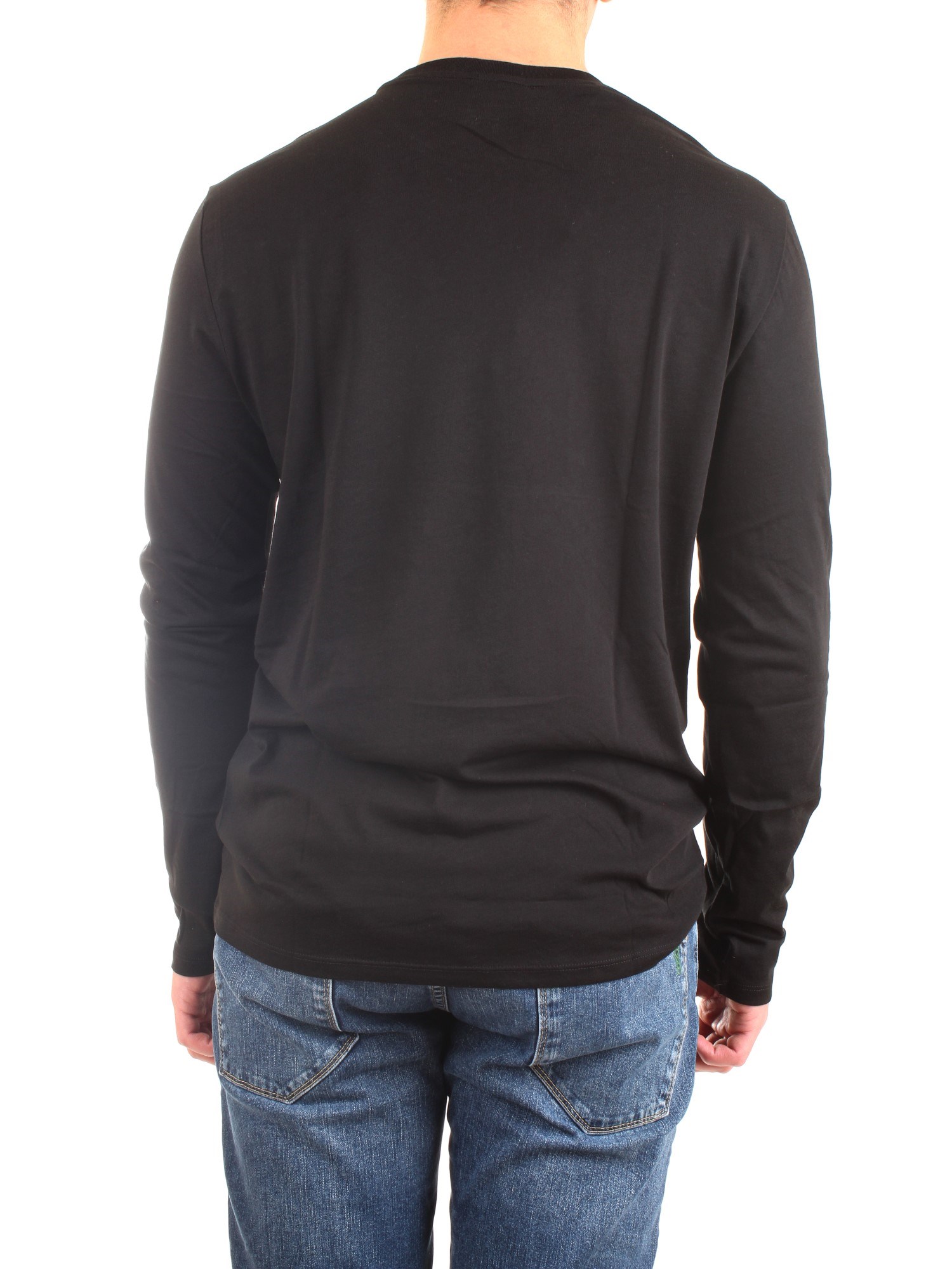 Lacoste TH6712 00 Nero Abbigliamento Uomo T-Shirt