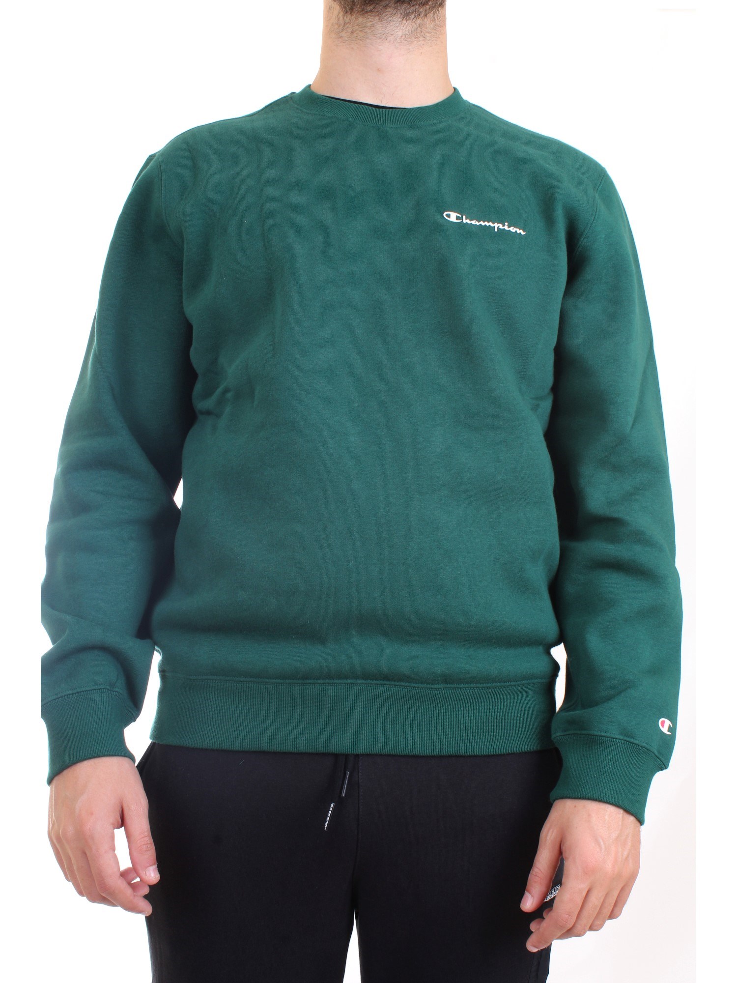CHAMPION 214750 Verde Abbigliamento Uomo Felpa