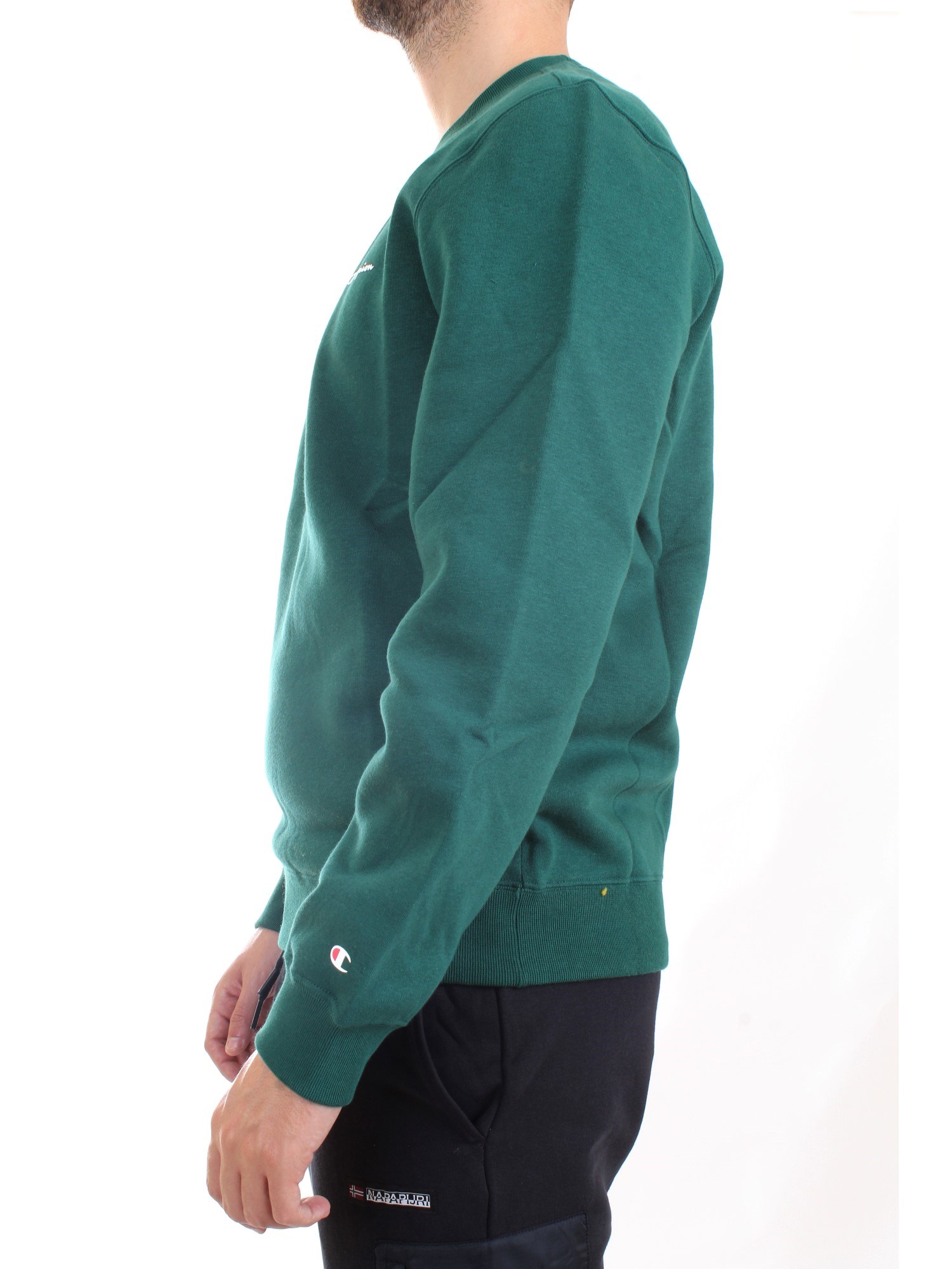 CHAMPION 214750 Verde Abbigliamento Uomo Felpa