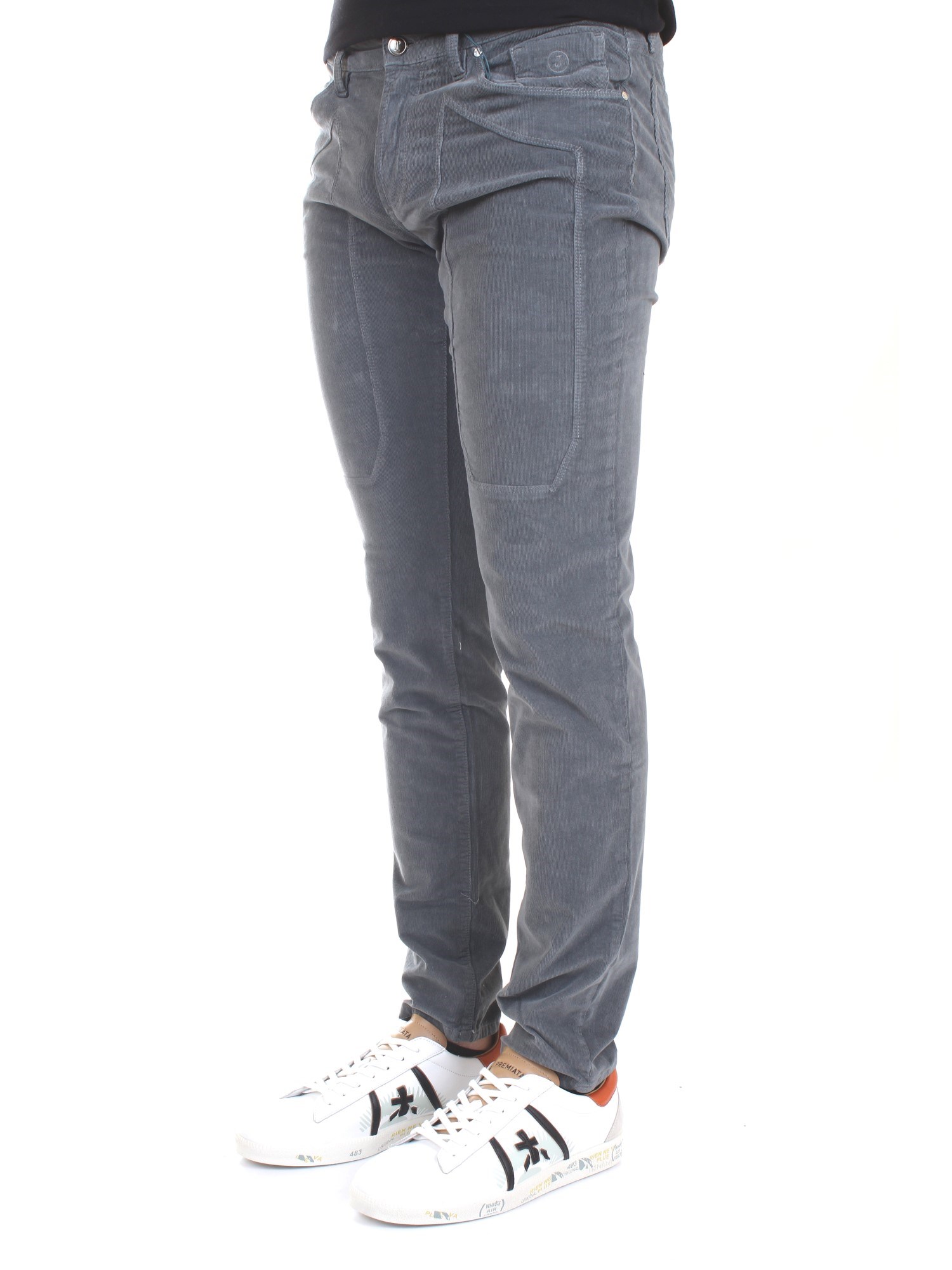 JECKERSON JKUPA077VE252PXA21 Grigio Abbigliamento Uomo Pantaloni