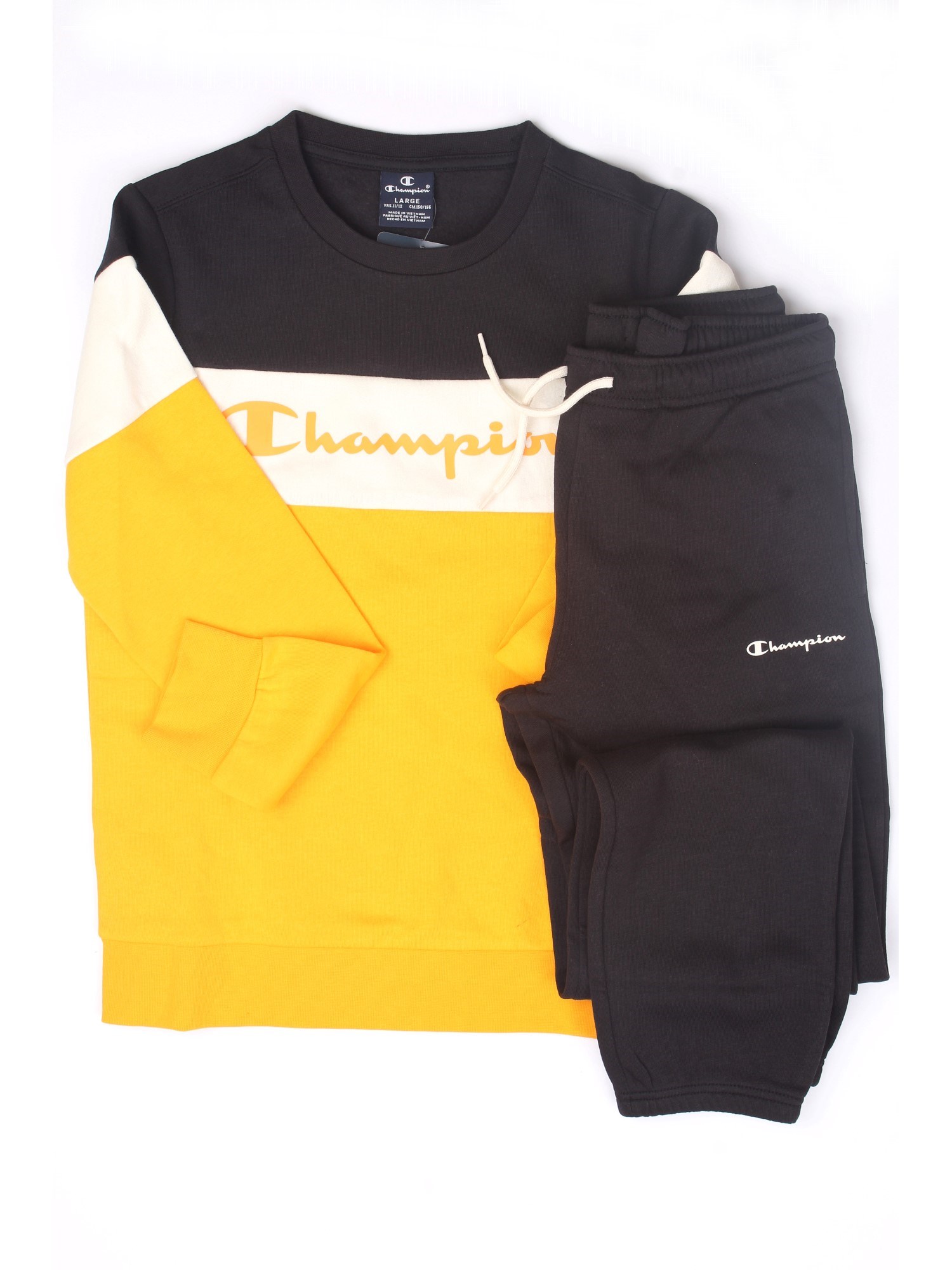 CHAMPION 305817 Giallo Abbigliamento Bambino Tute da ginnastica
