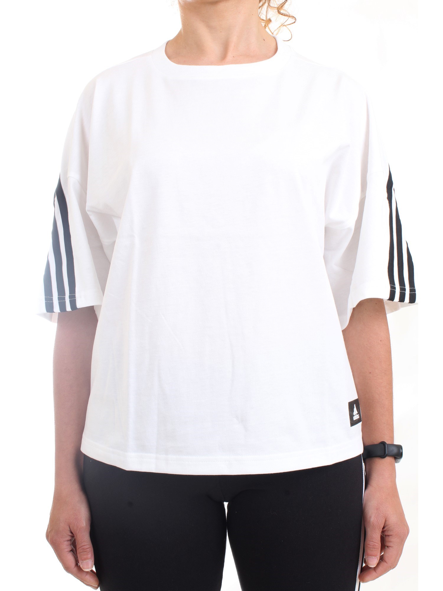 ADIDAS PERFORMANCE HE03 Bianco Abbigliamento Donna T-Shirt