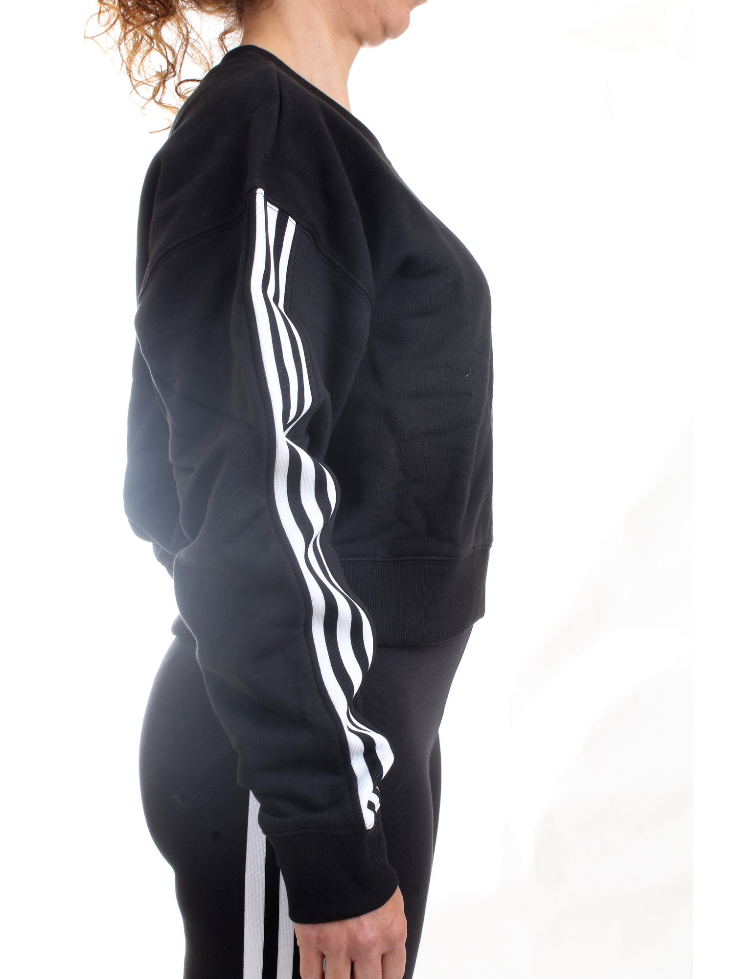ADIDAS ORIGINALS HC2064 Nero Abbigliamento Donna Felpa