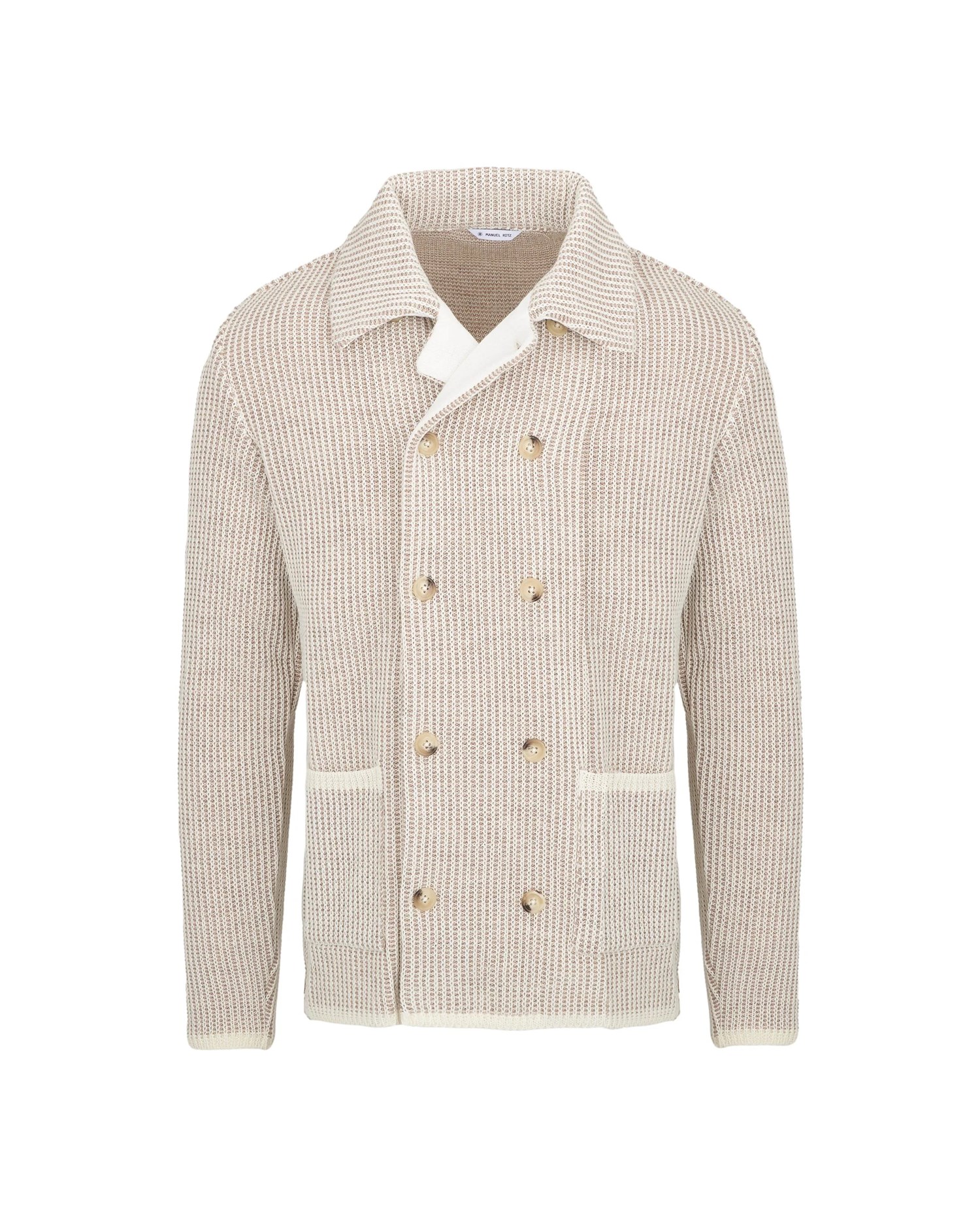 MANUEL RITZ 3732M593_243860 Beige Abbigliamento Uomo Giacca