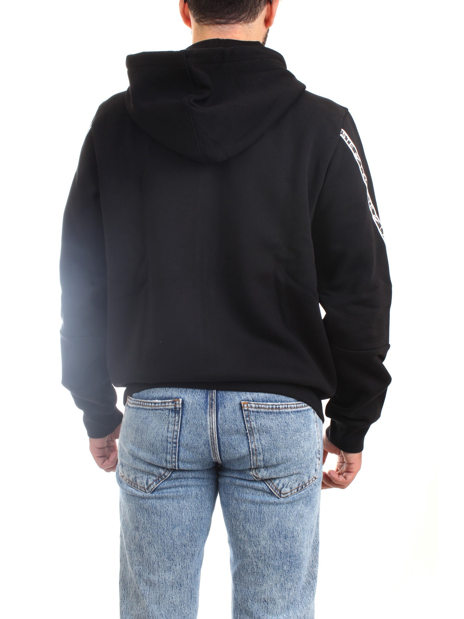 Lacoste SH9885 00 Nero Abbigliamento Unisex Felpa