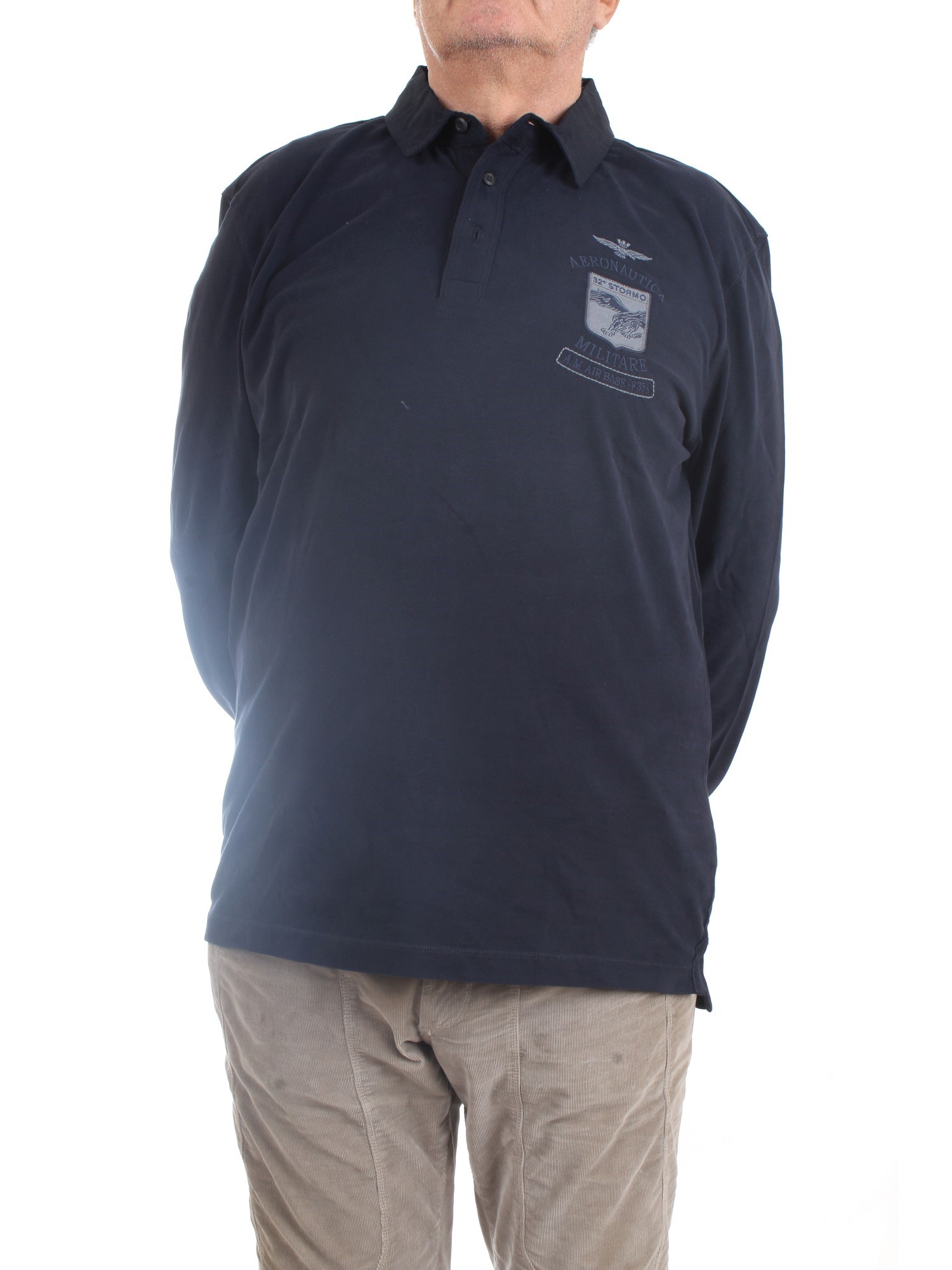 AERONAUTICA MILITARE 222PO1650J565 Blu Abbigliamento Uomo Polo