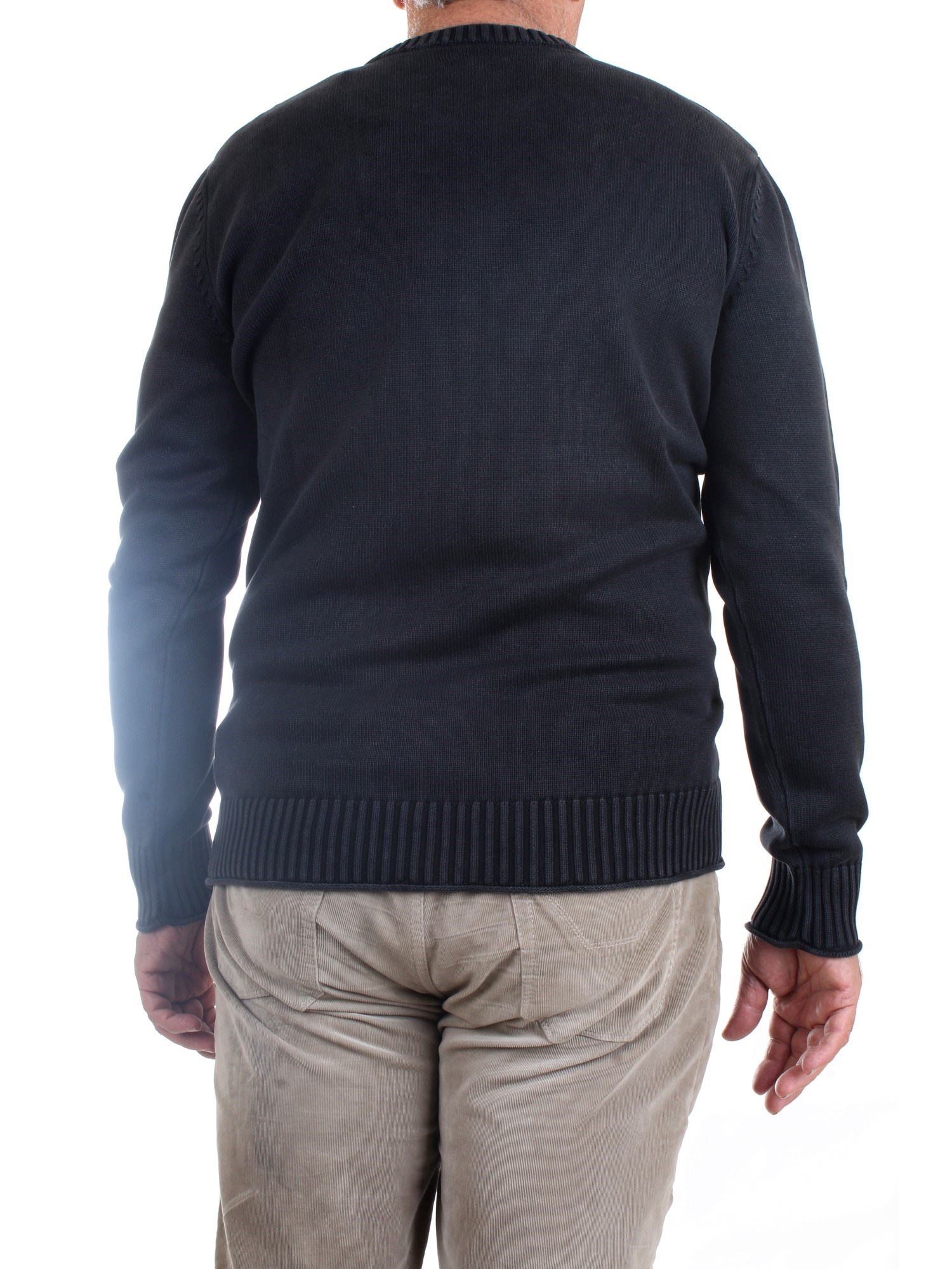 AERONAUTICA MILITARE 222MA1409L474 Nero Abbigliamento Uomo Maglioni