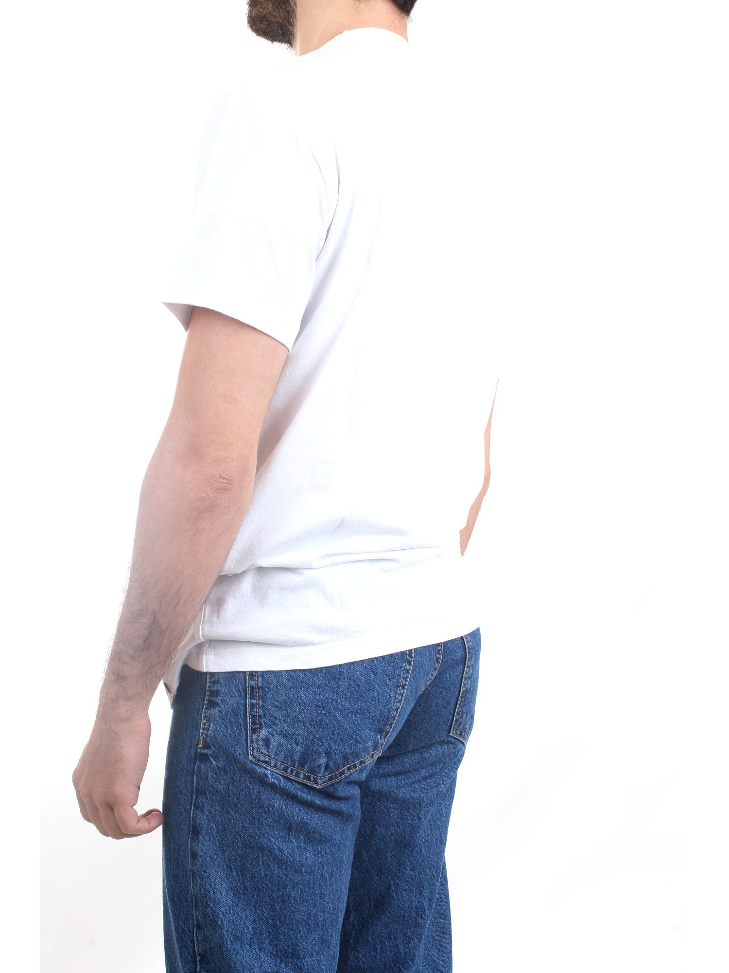 ROY ROGER'S P23RRU220C748 Bianco Abbigliamento Uomo T-Shirt