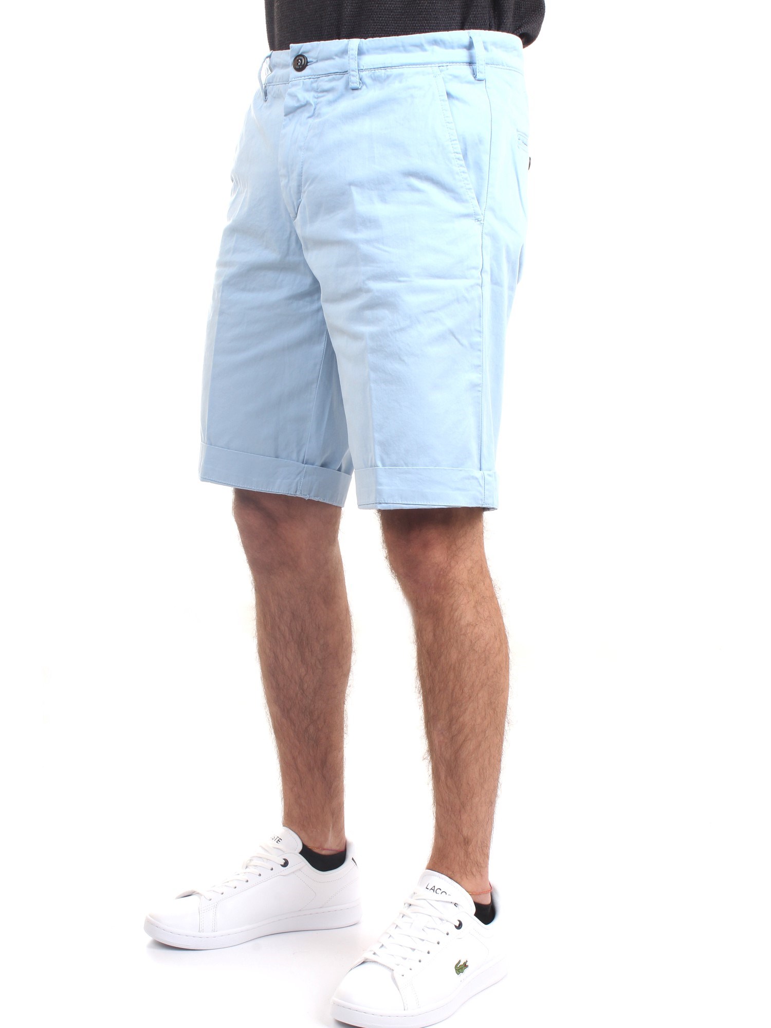 40 Weft SERGENTBE 1683 Celeste Abbigliamento Uomo Bermuda