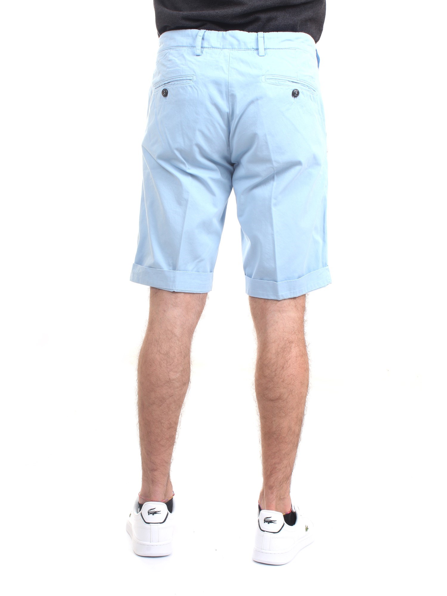 40 Weft SERGENTBE 1683 Celeste Abbigliamento Uomo Bermuda